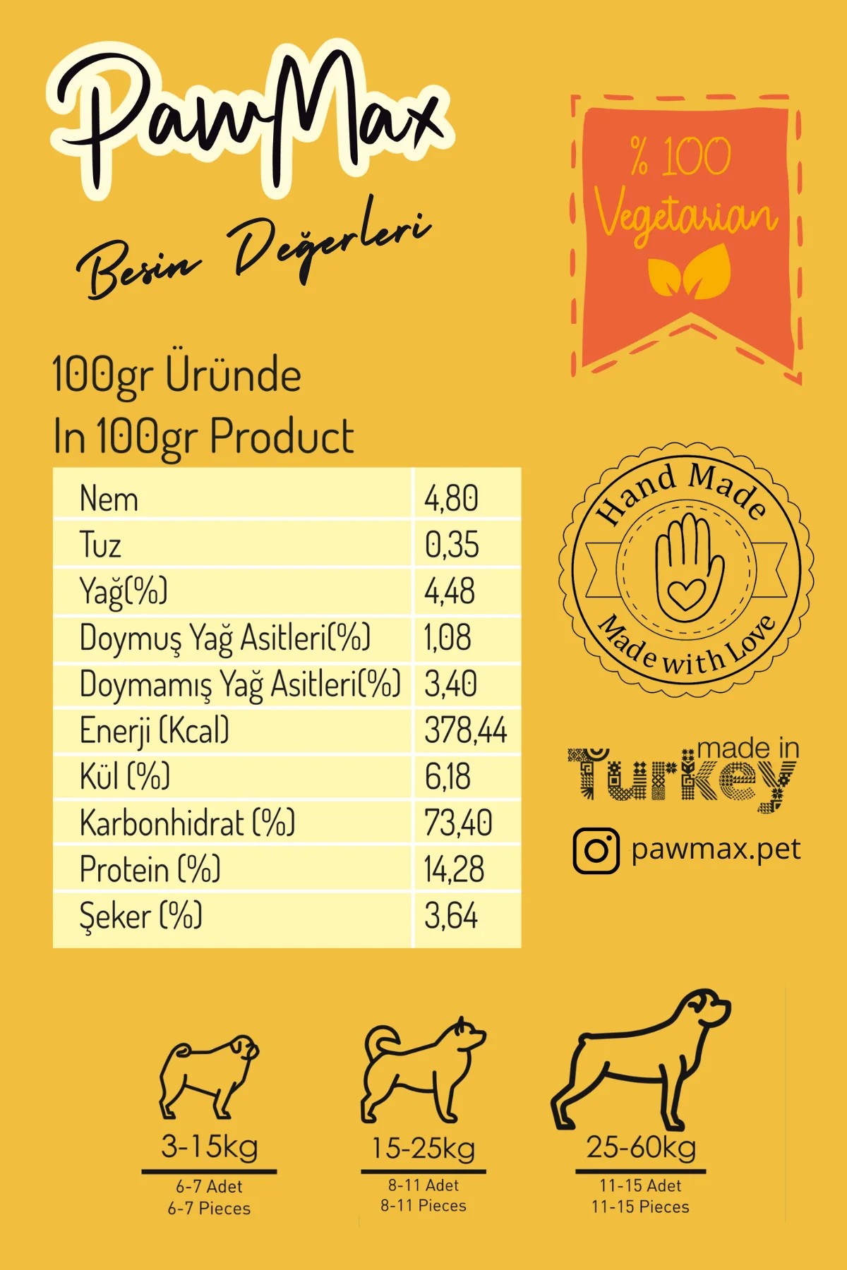 Fıstık Ezmeli Köpek Ödül Maması