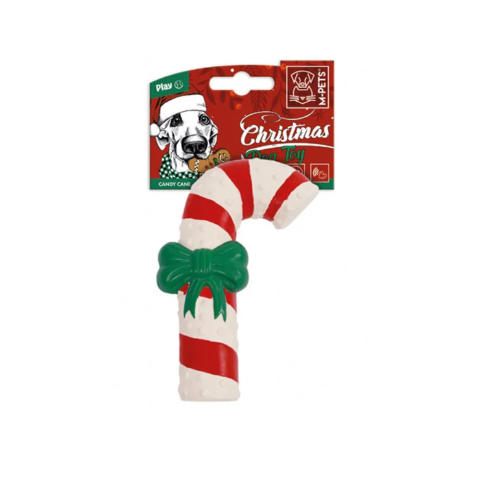 CHRISTMAS CANDY CANE KÖPEK OYUNCAĞI