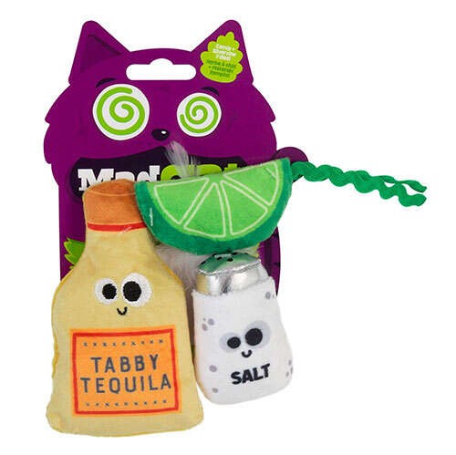 Tabby Tequila Kedi Otlu ve Matatabili 3 lü Kedi Oyuncağı