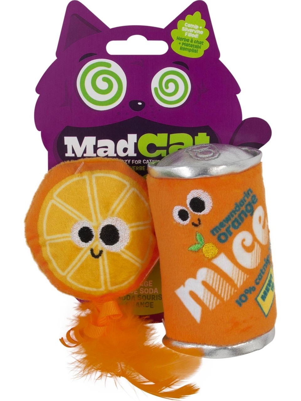 Orange Mice Soda Kedi Otlu ve Matatabili 2'li Kedi Oyuncağı Henüz değerlendirilmemiş İlk sen değerlendir