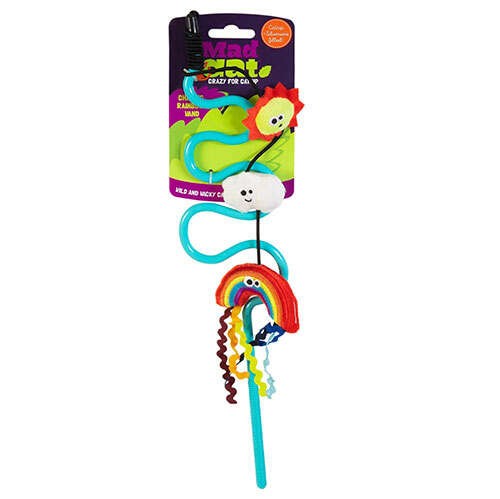 Rainbow Chaser Kedi Otlu ve Matatabili Oyuncaklı Kedi Oltası