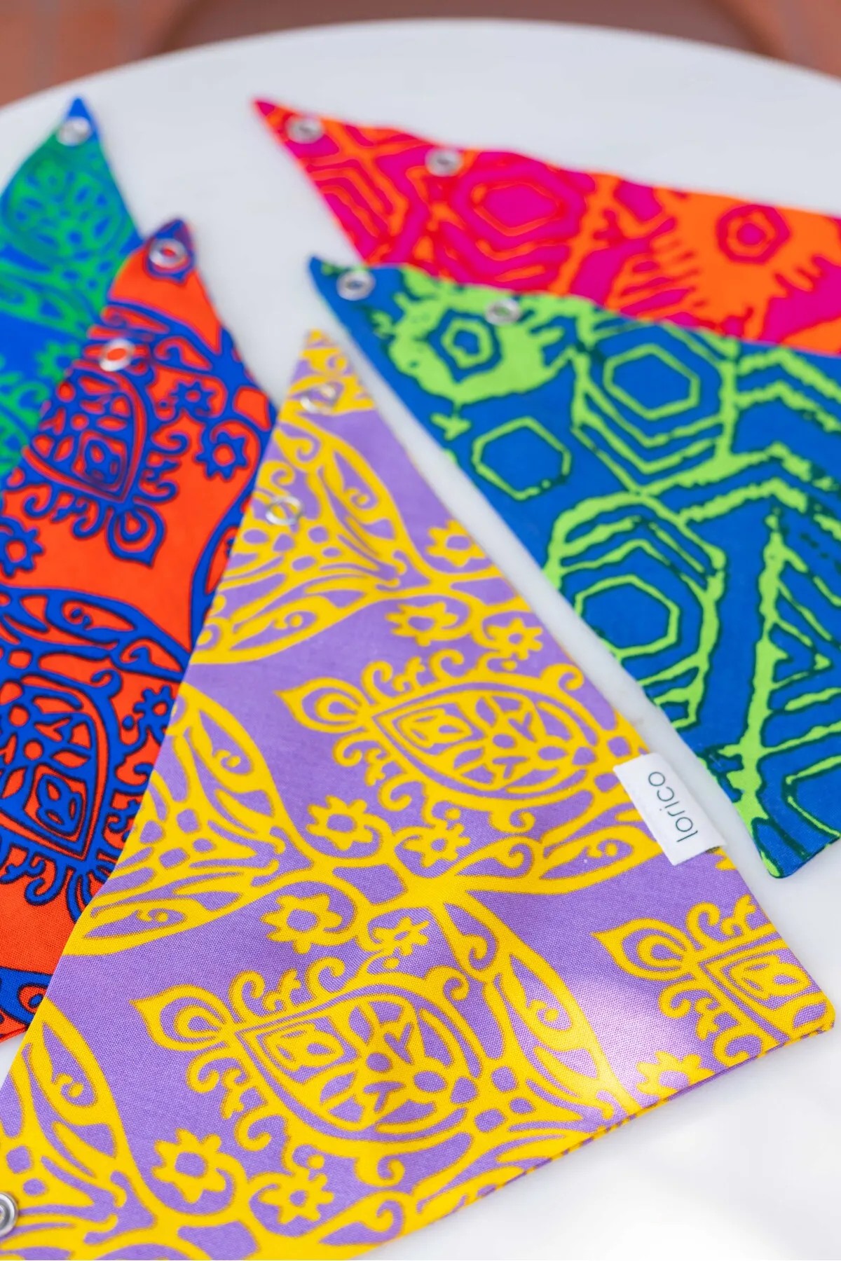 Lorico Çıtçıtlı Desenli Fular - Bandana