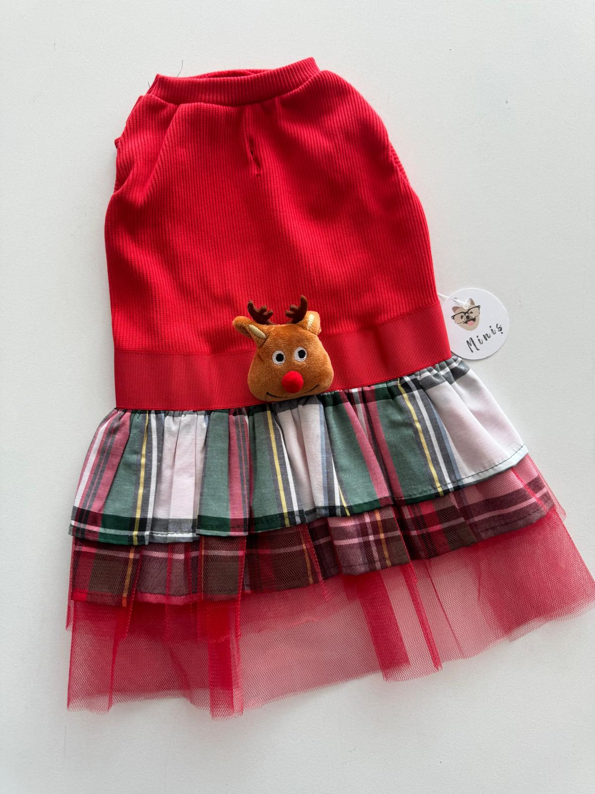 KIRMIZI NOEL ELBİSE 