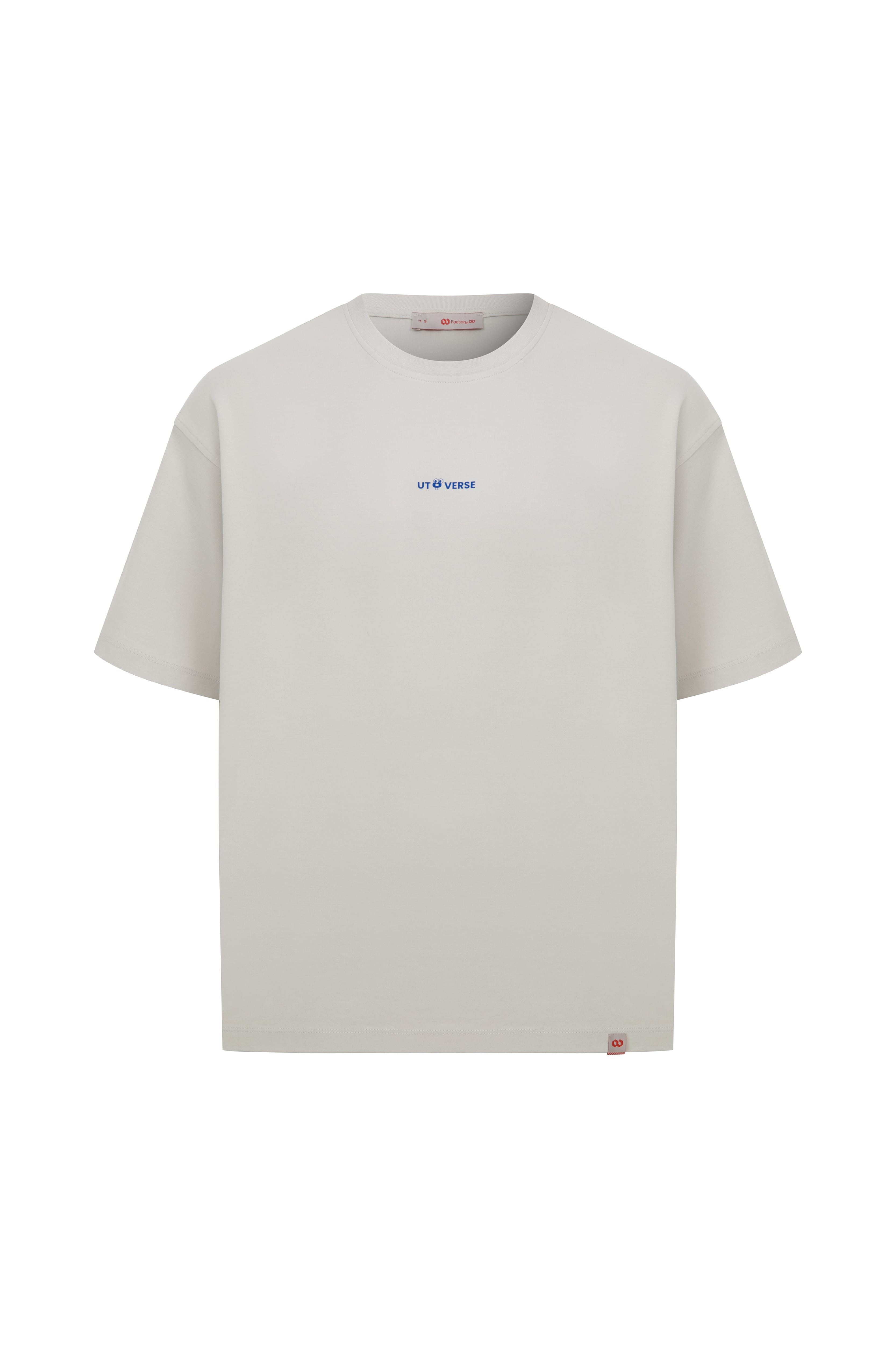Uzaylı UTO -  Gri Oversize Tişört