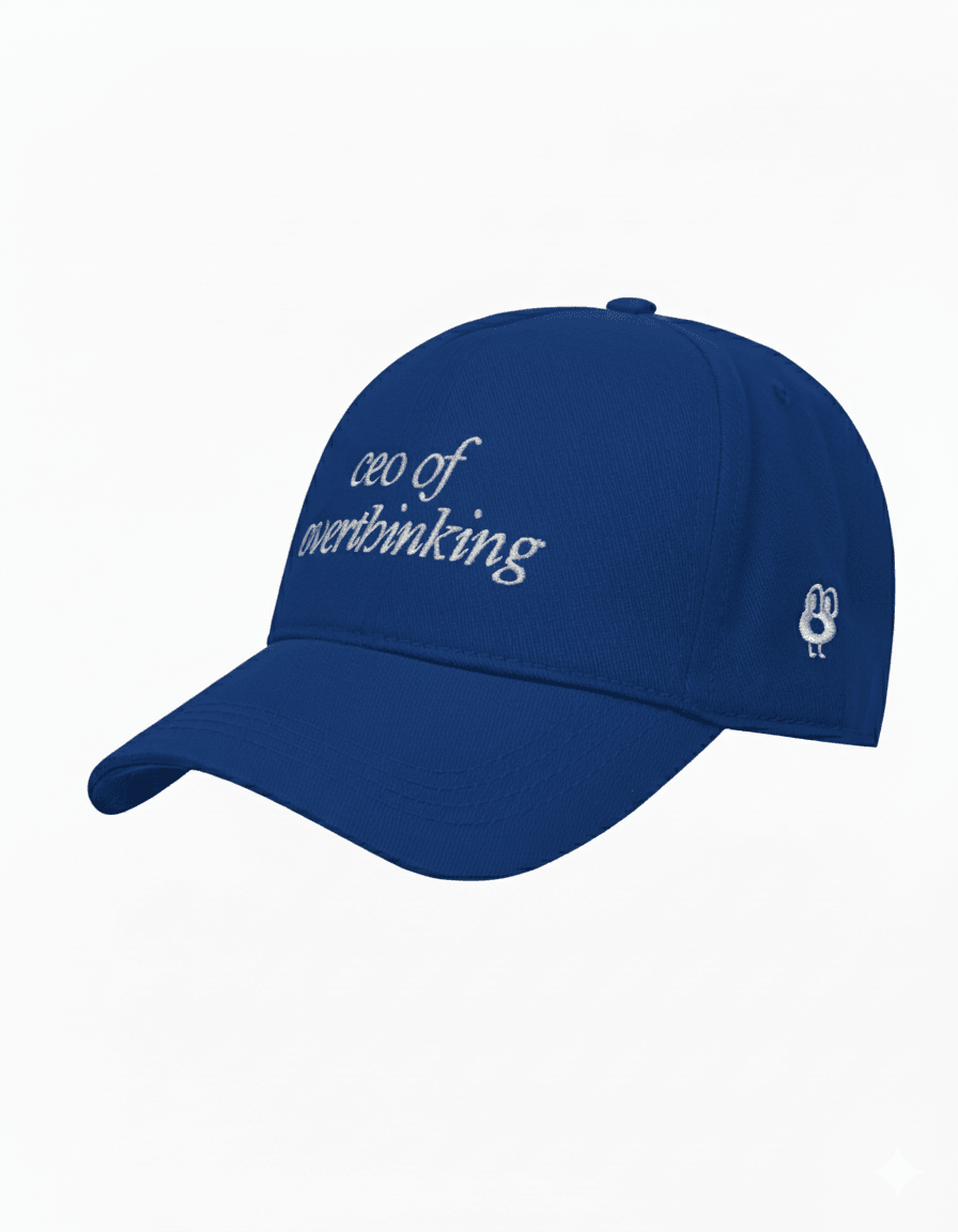 Ceo of Overthinking - Mavi Şapka