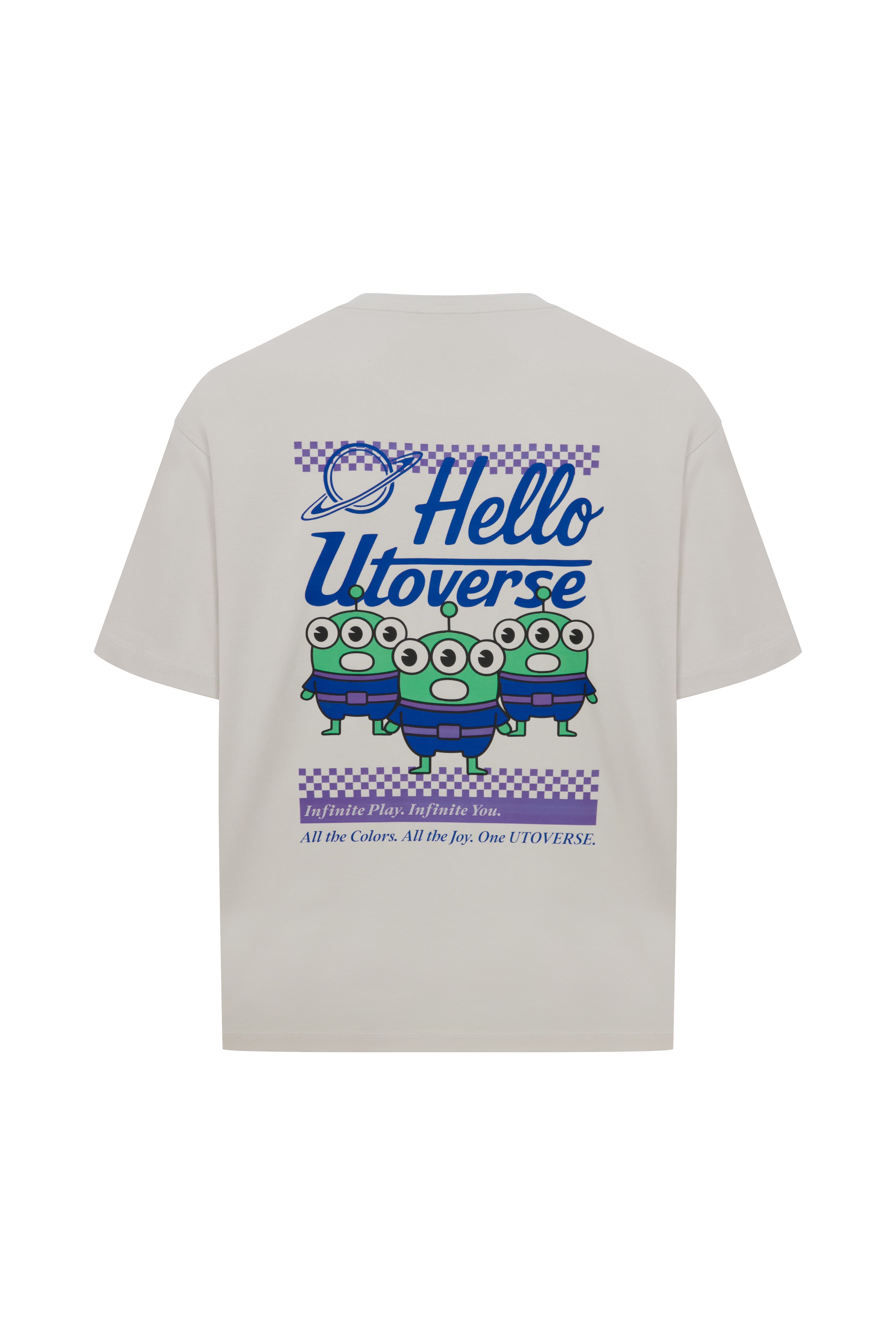 Uzaylı UTO -  Gri Oversize Tişört