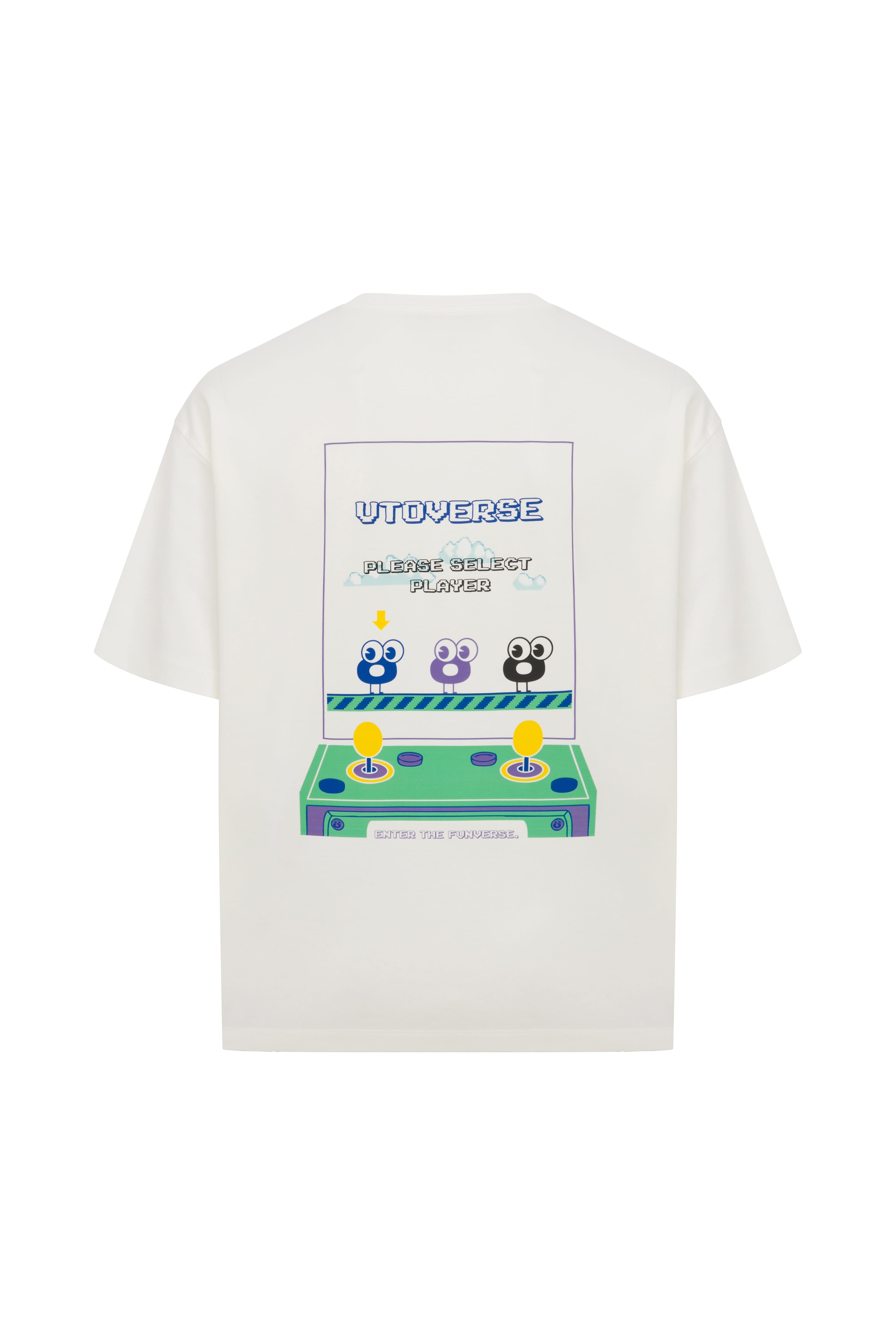 Atari UTO - Oversize Beyaz Tişört