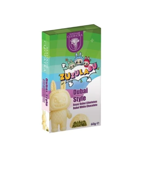 Zuzu Labubu Dubai Style Beyaz Çikolata