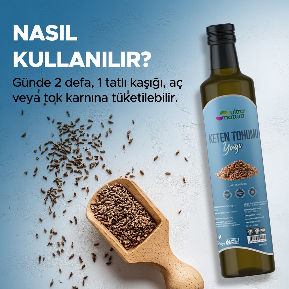 Keten Tohumu Yağı - 250 ml