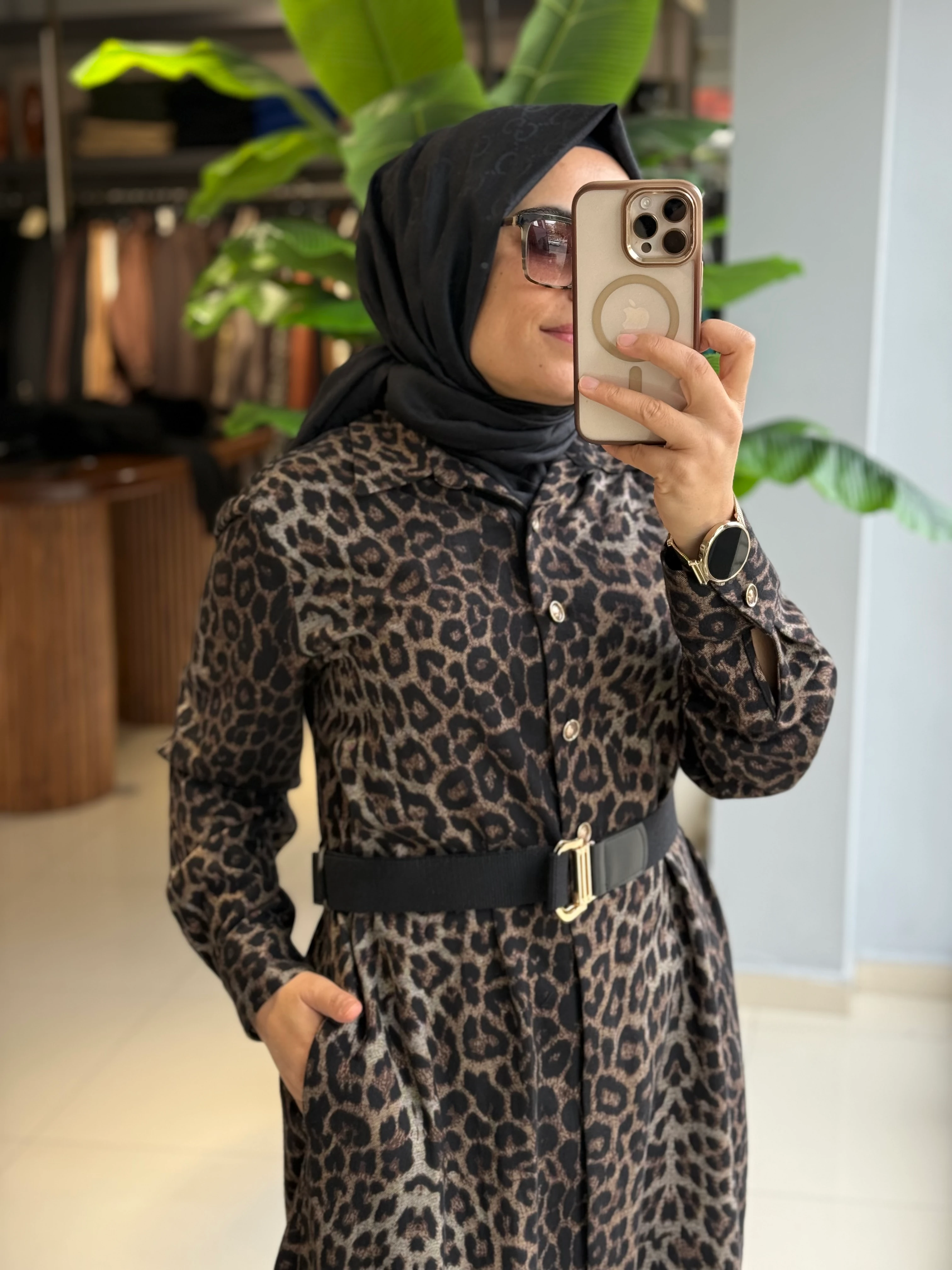 Seçil Store Leopar Elbise