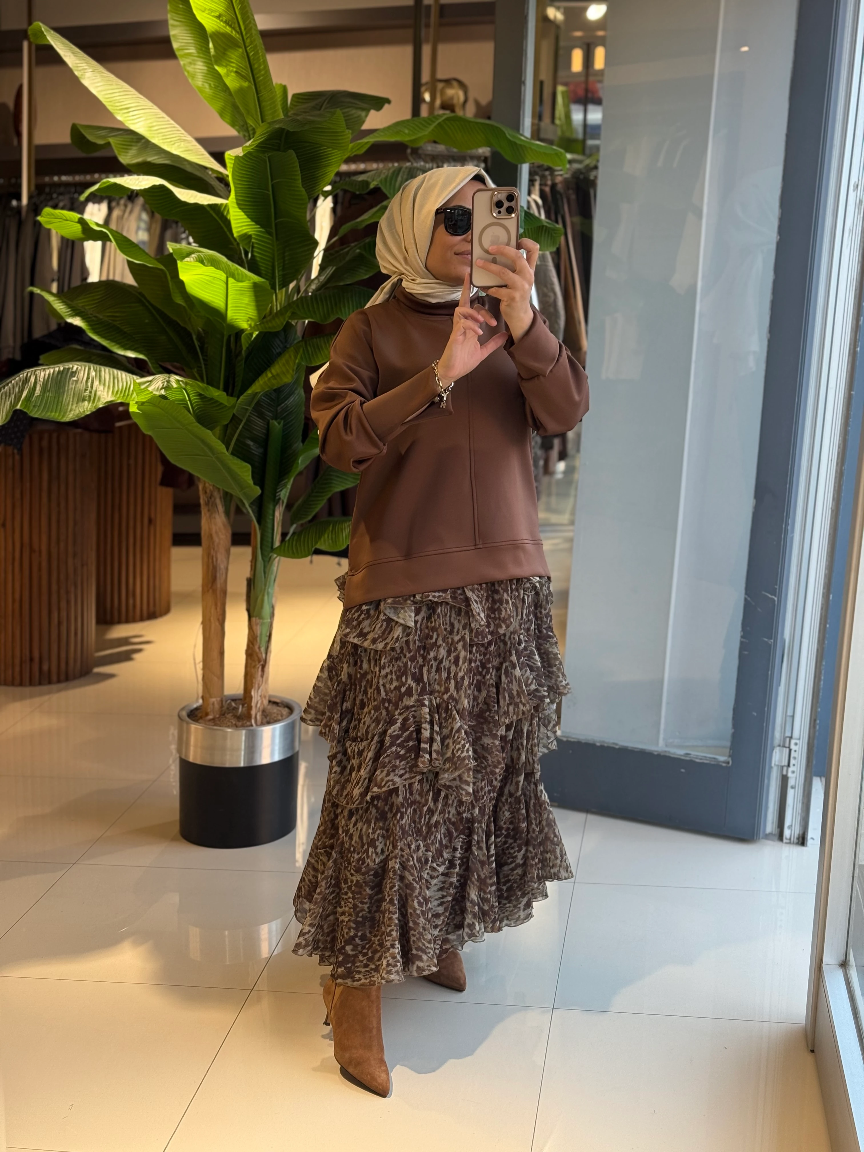 Missemramiss Leopar Amarose Volan Etek