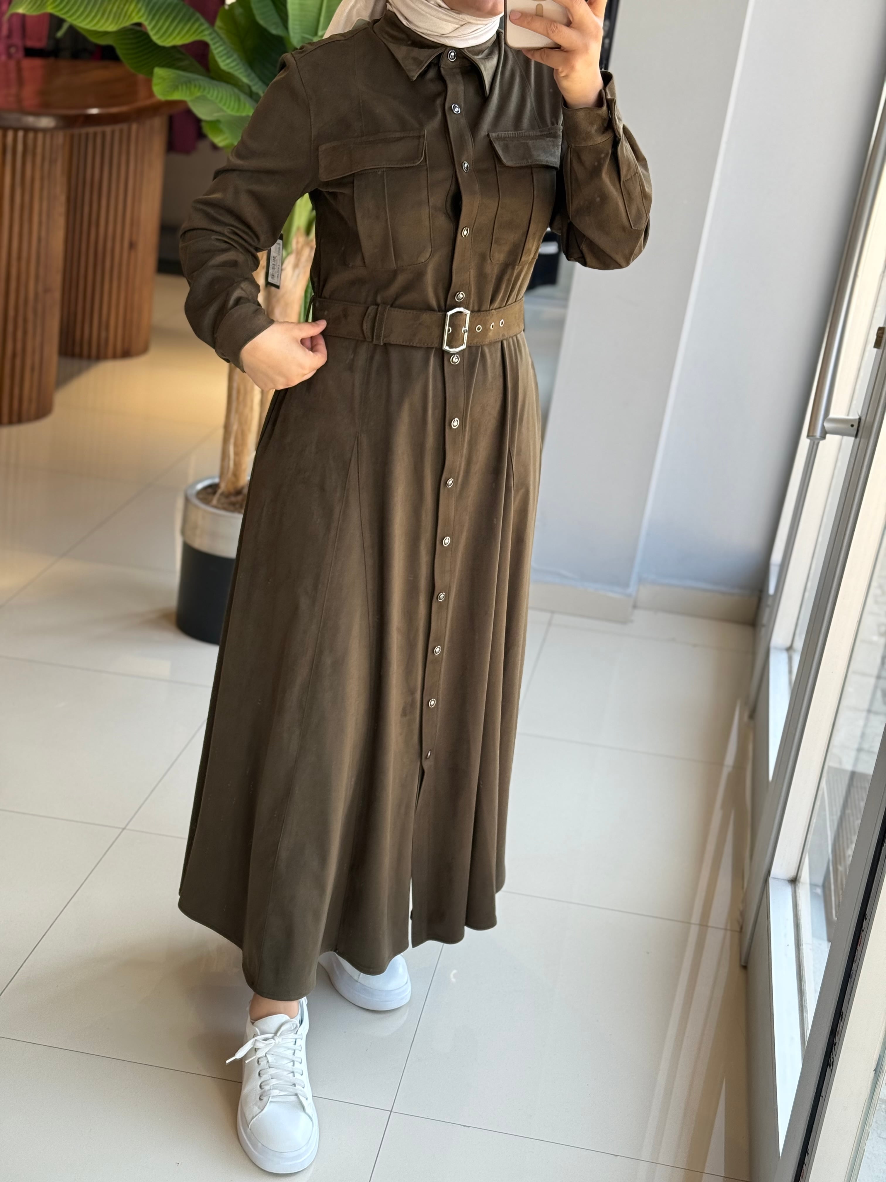 Seçil Store Nubuk Elbise