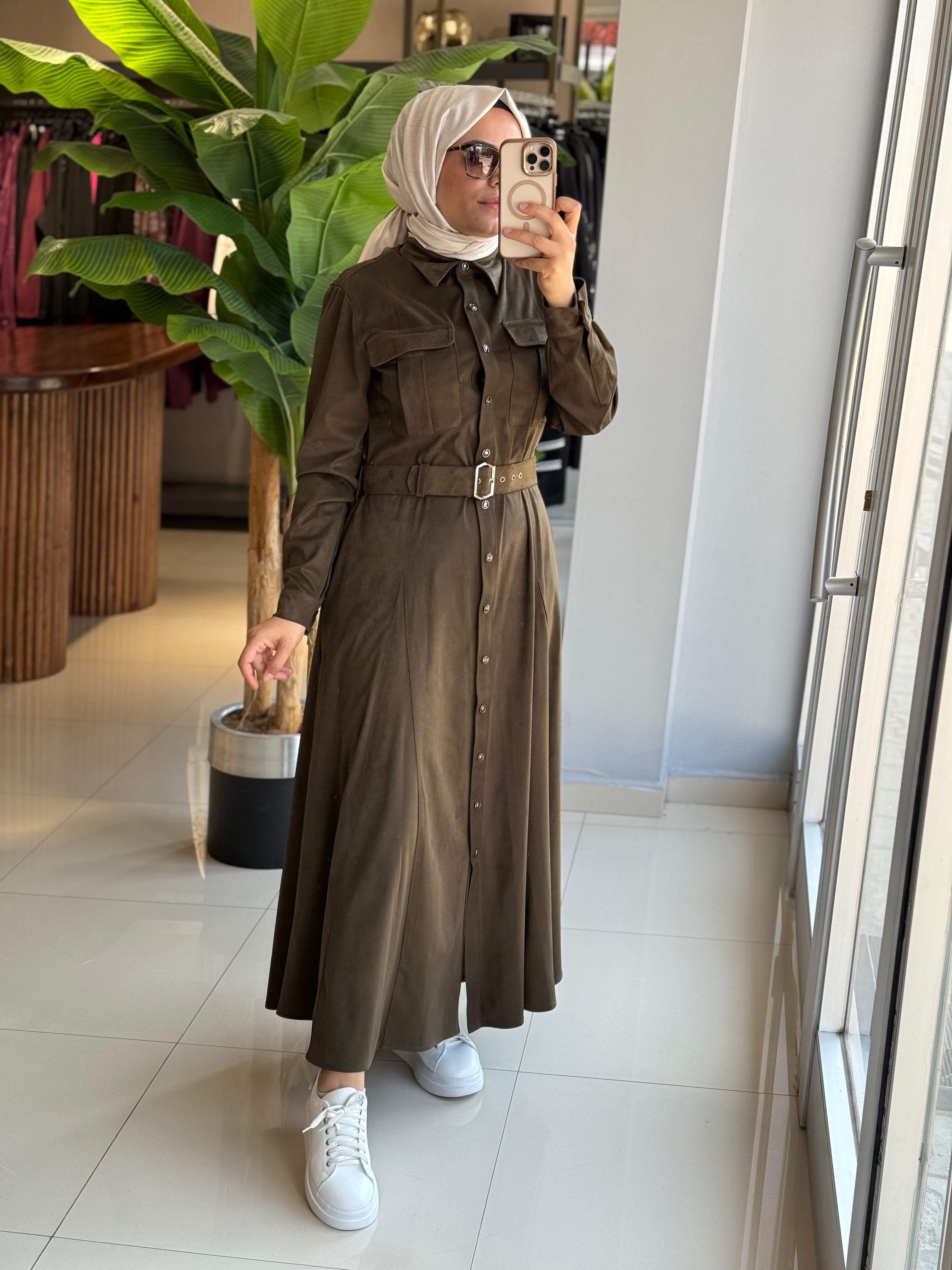 Seçil Store Nubuk Elbise