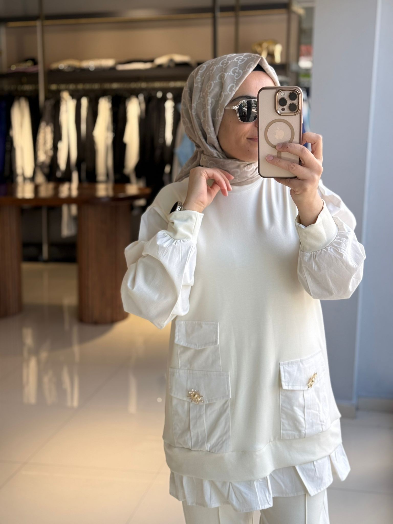 Missemramiss Ekru Modal Takım