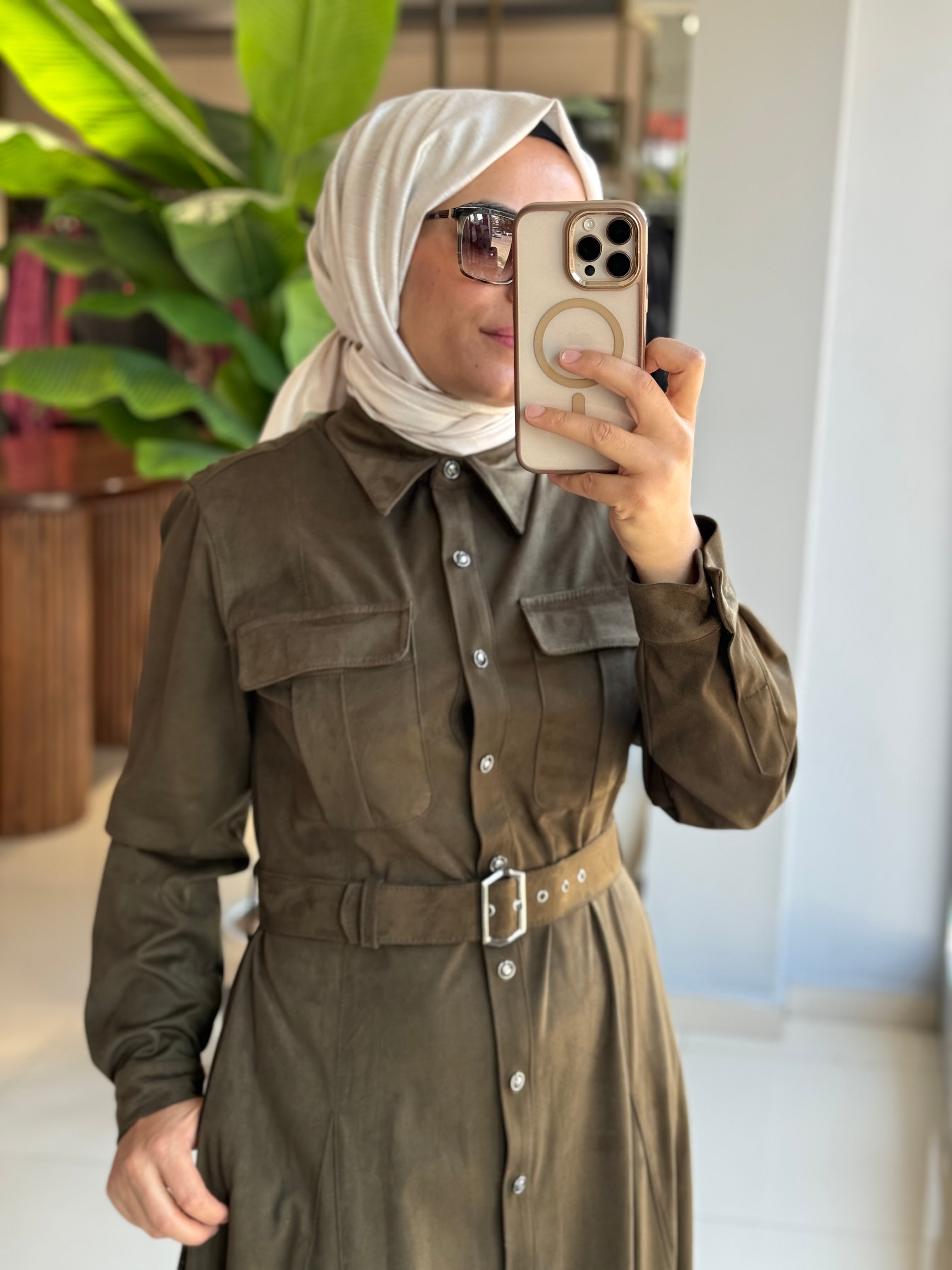 Seçil Store Nubuk Elbise