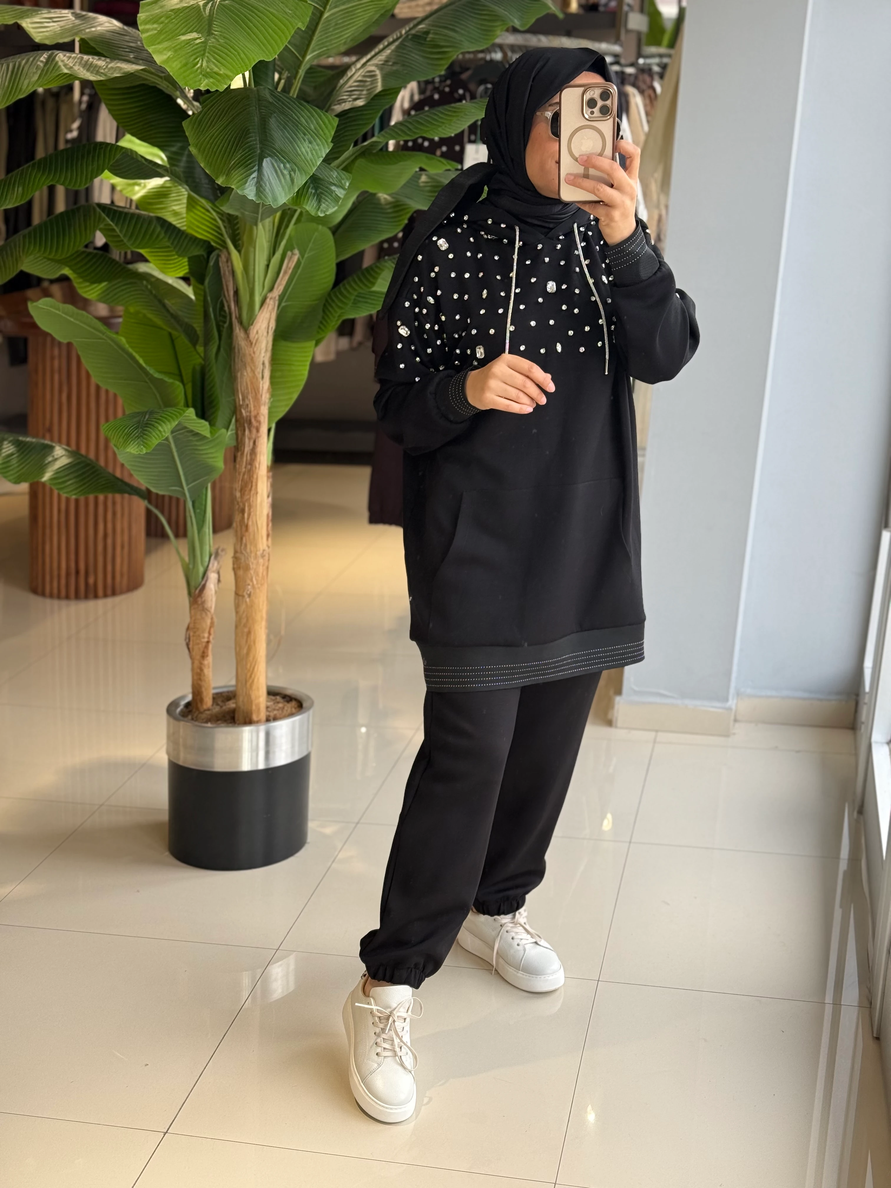 Missemramis Kapüşonlu Modal Takım