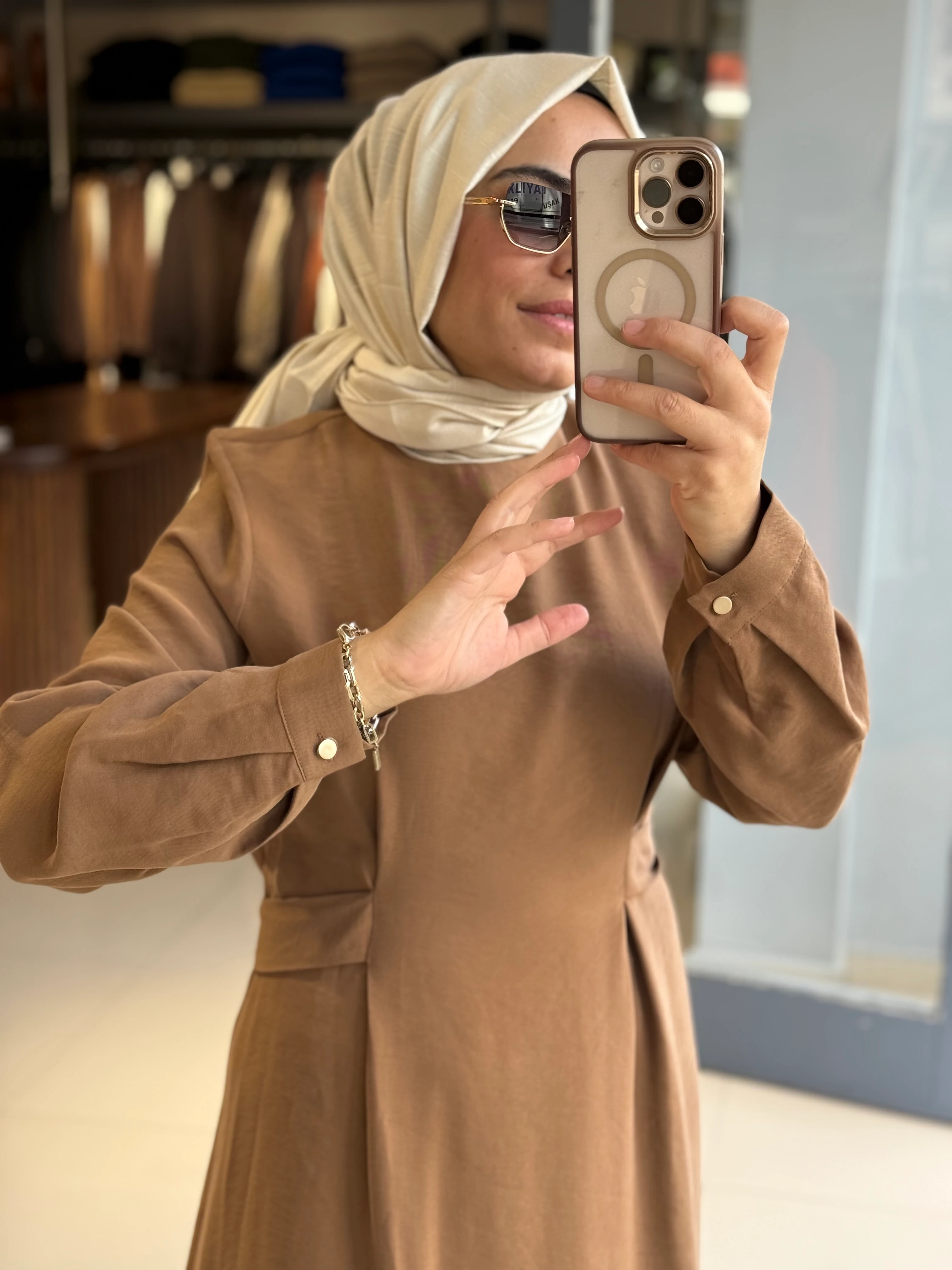 Nuss Bağlama Detaylı Elbise