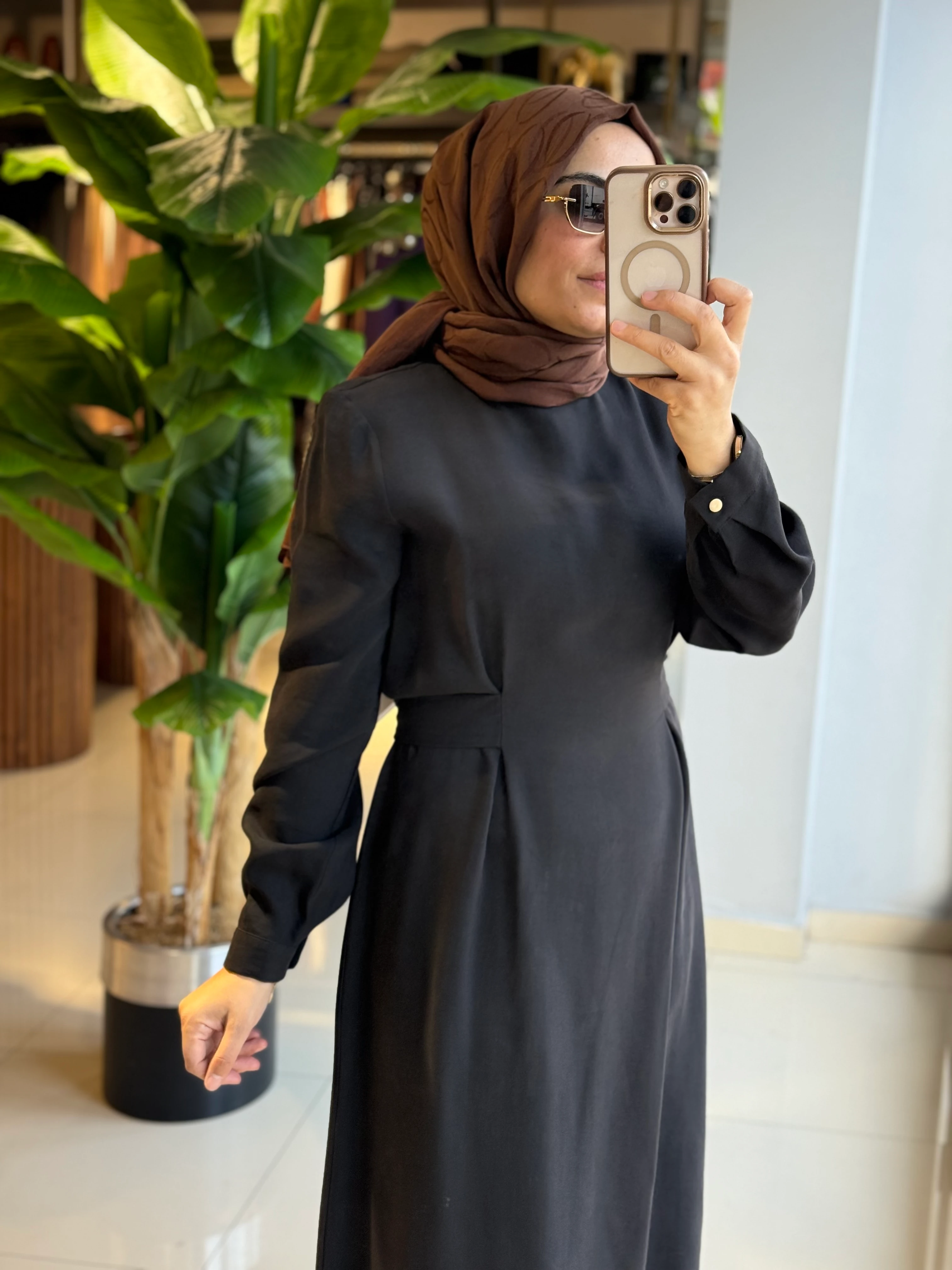 Nuss Bağlama Detaylı Elbise