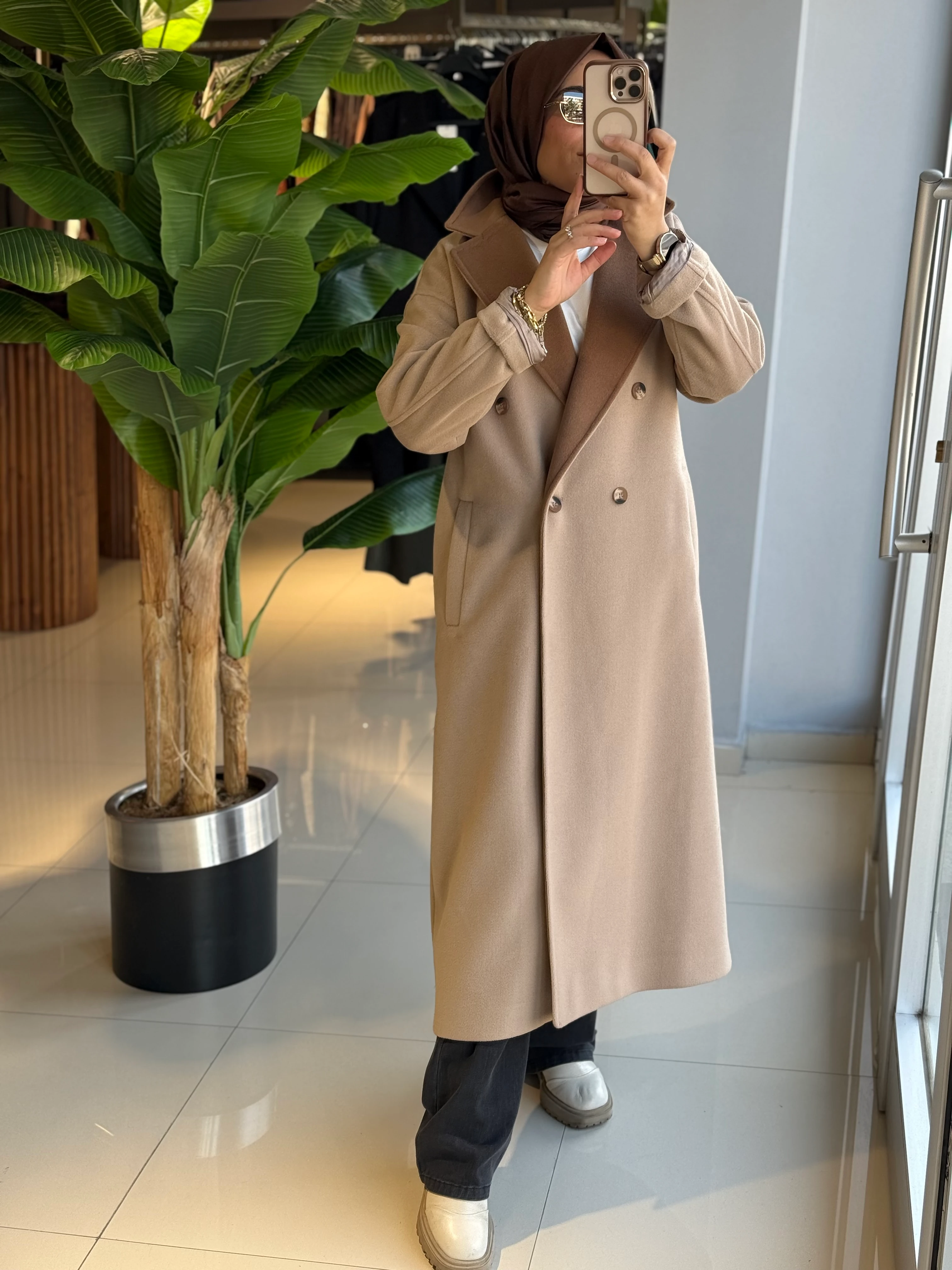 Seçil Store Kaşe Kaban