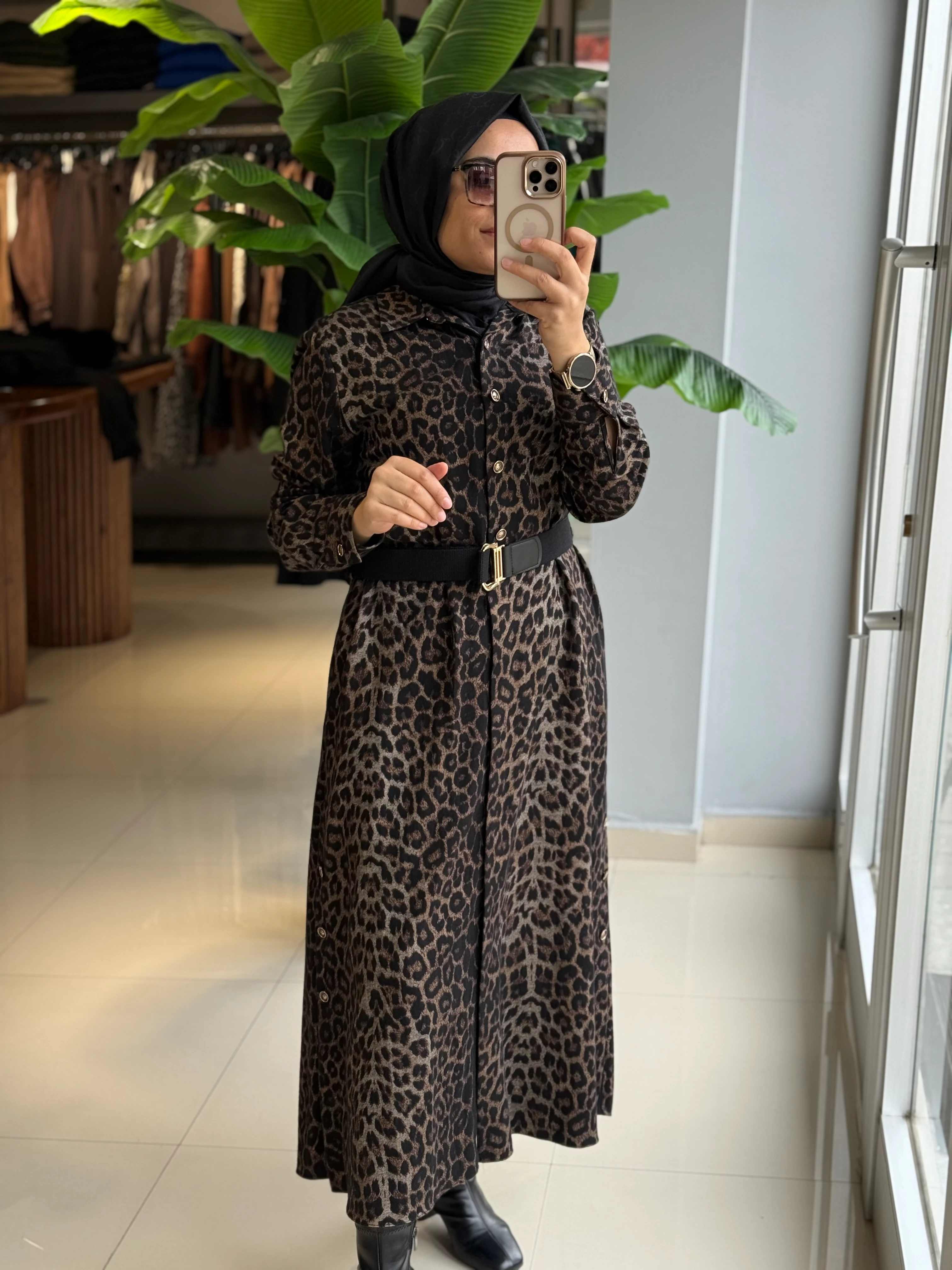 Seçil Store Leopar Elbise