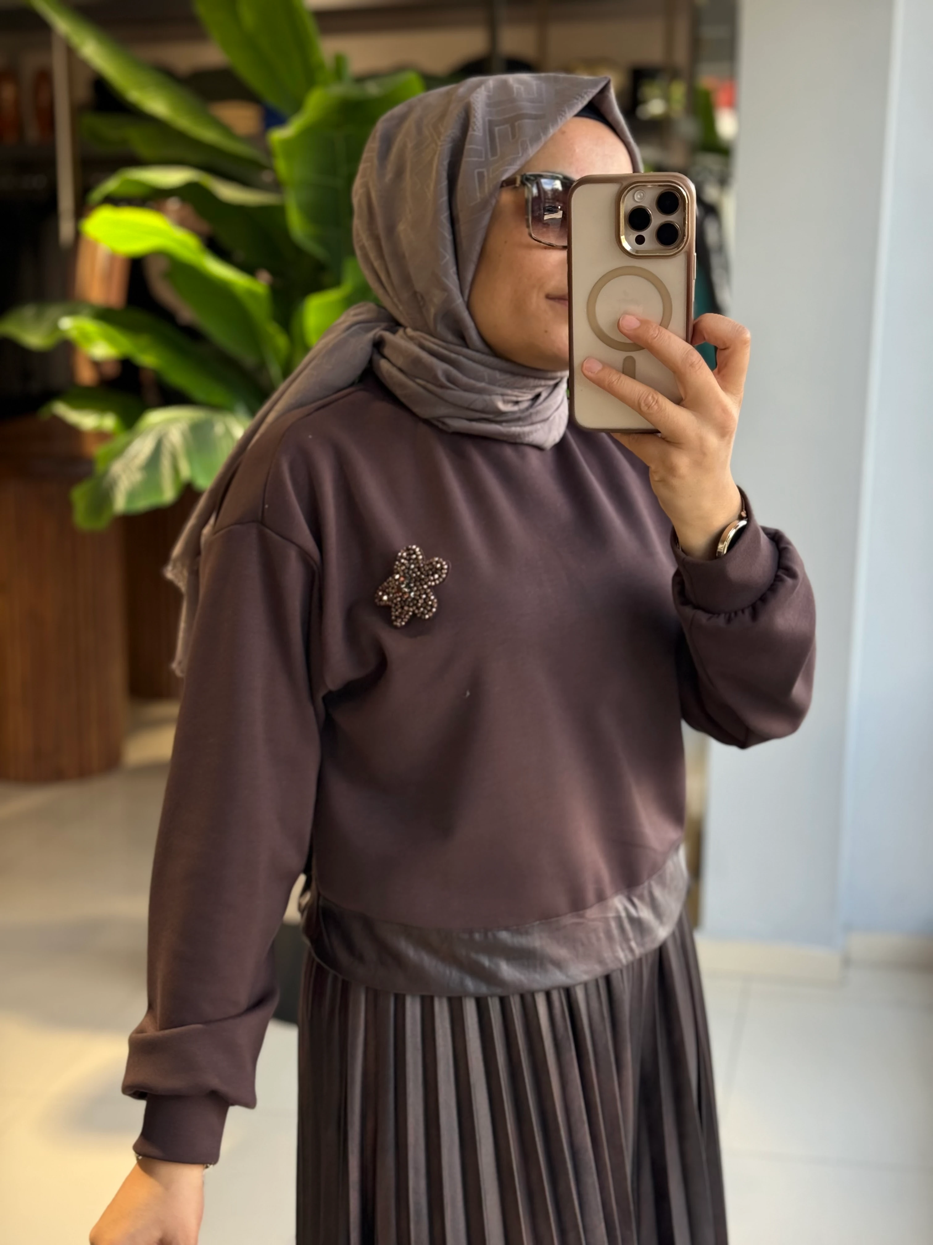 Seçil Store Kahve Elbise