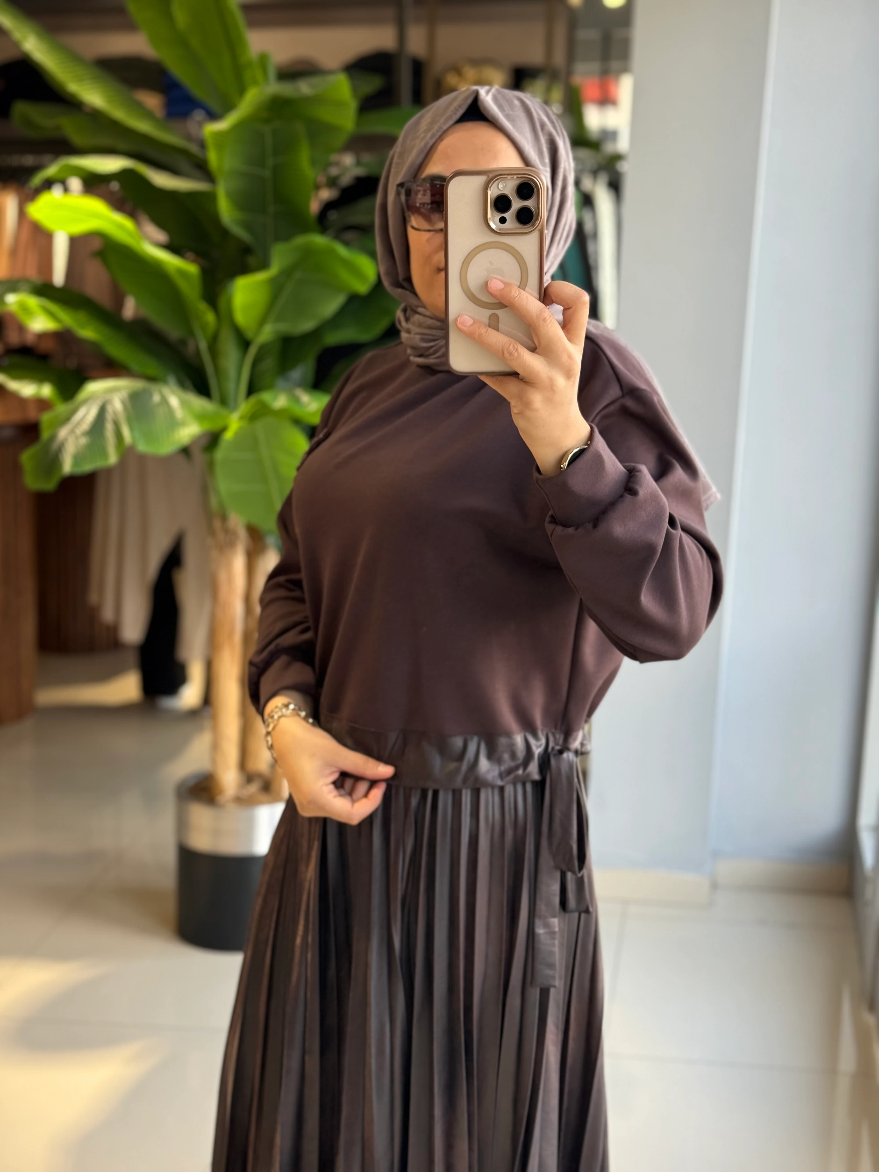 Seçil Store Kahve Elbise