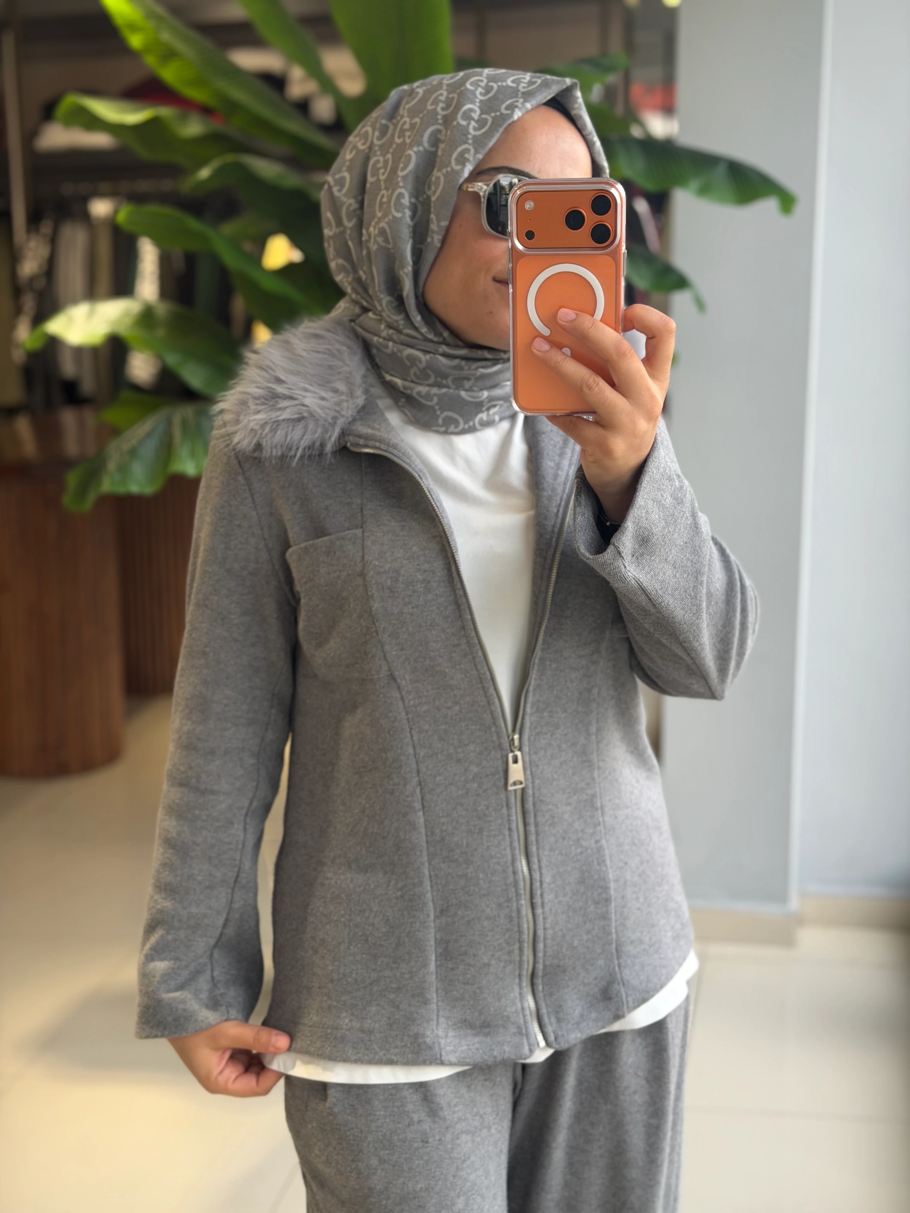 Lisa Exclusive Kürklü Triko Takım