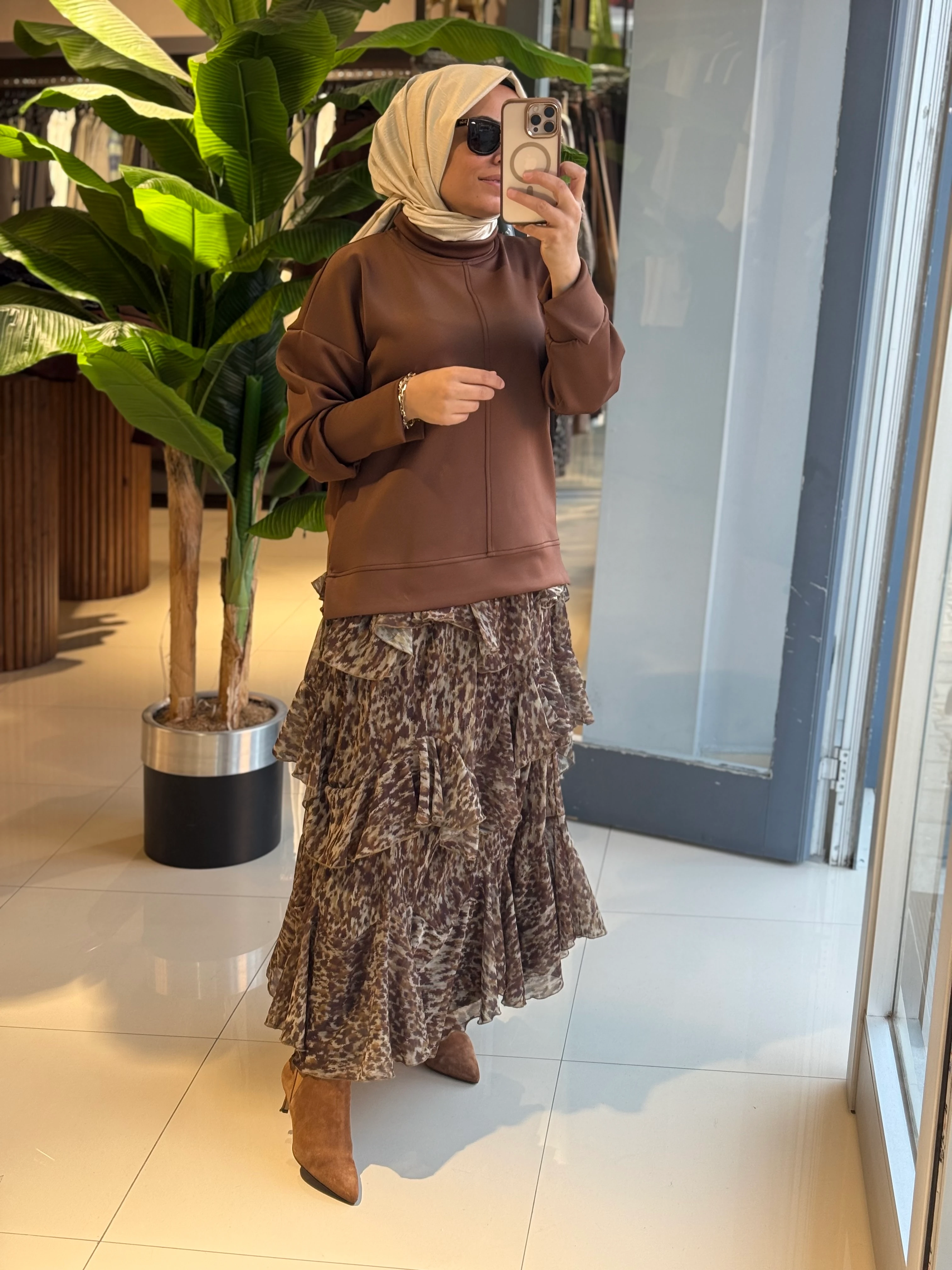 Missemramiss Leopar Amarose Volan Etek