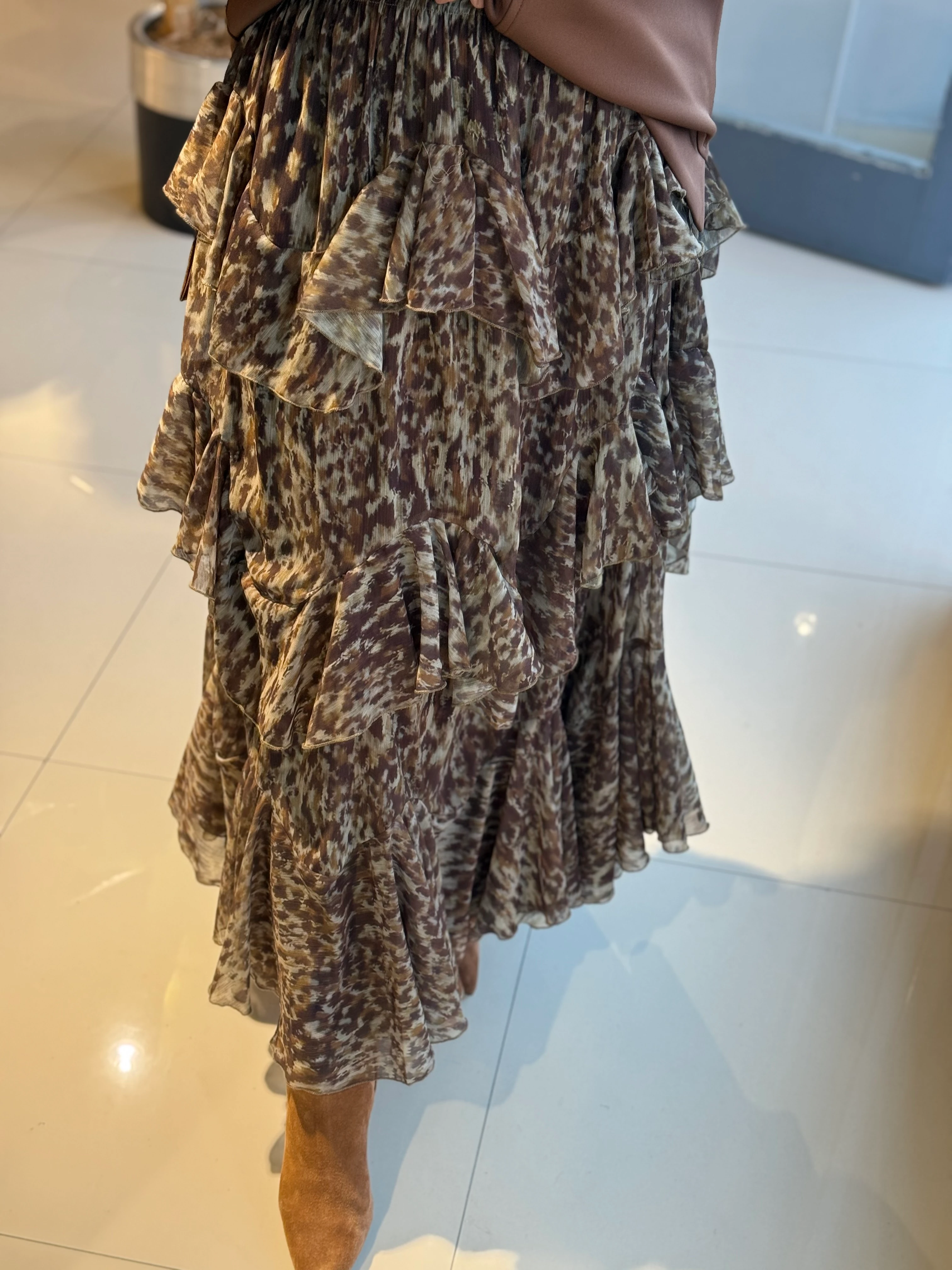 Missemramiss Leopar Amarose Volan Etek