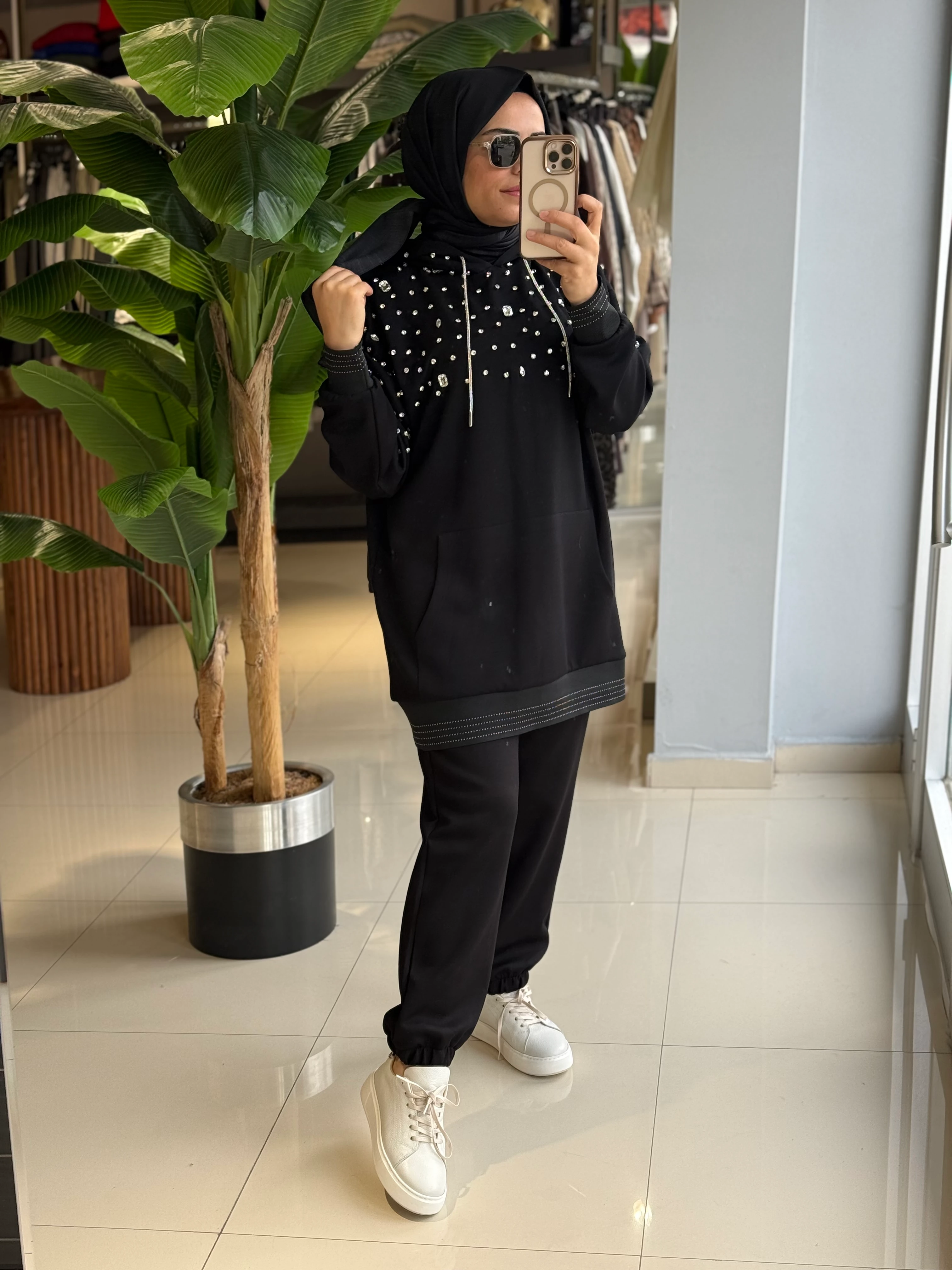 Missemramis Kapüşonlu Modal Takım