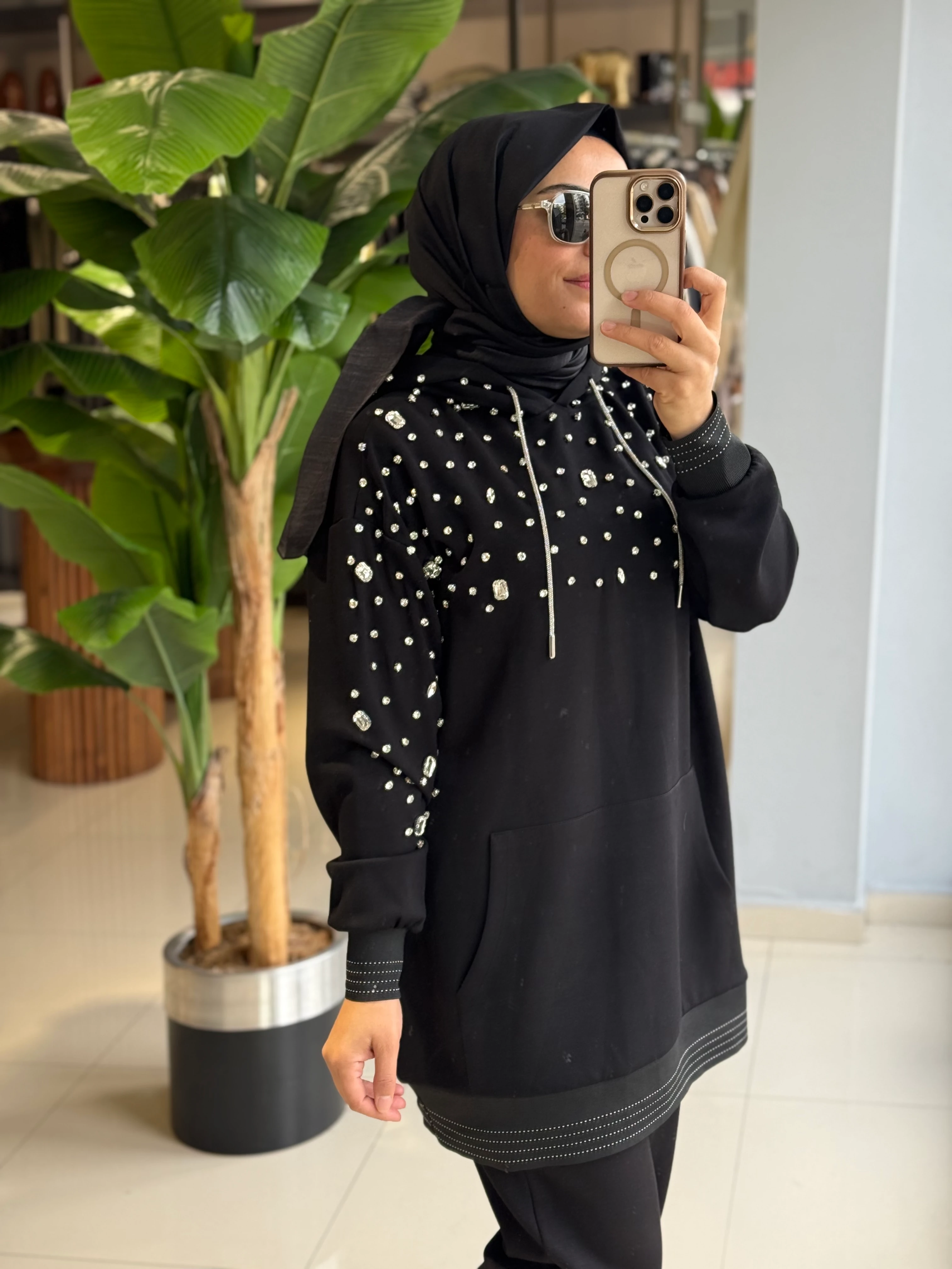 Missemramis Kapüşonlu Modal Takım