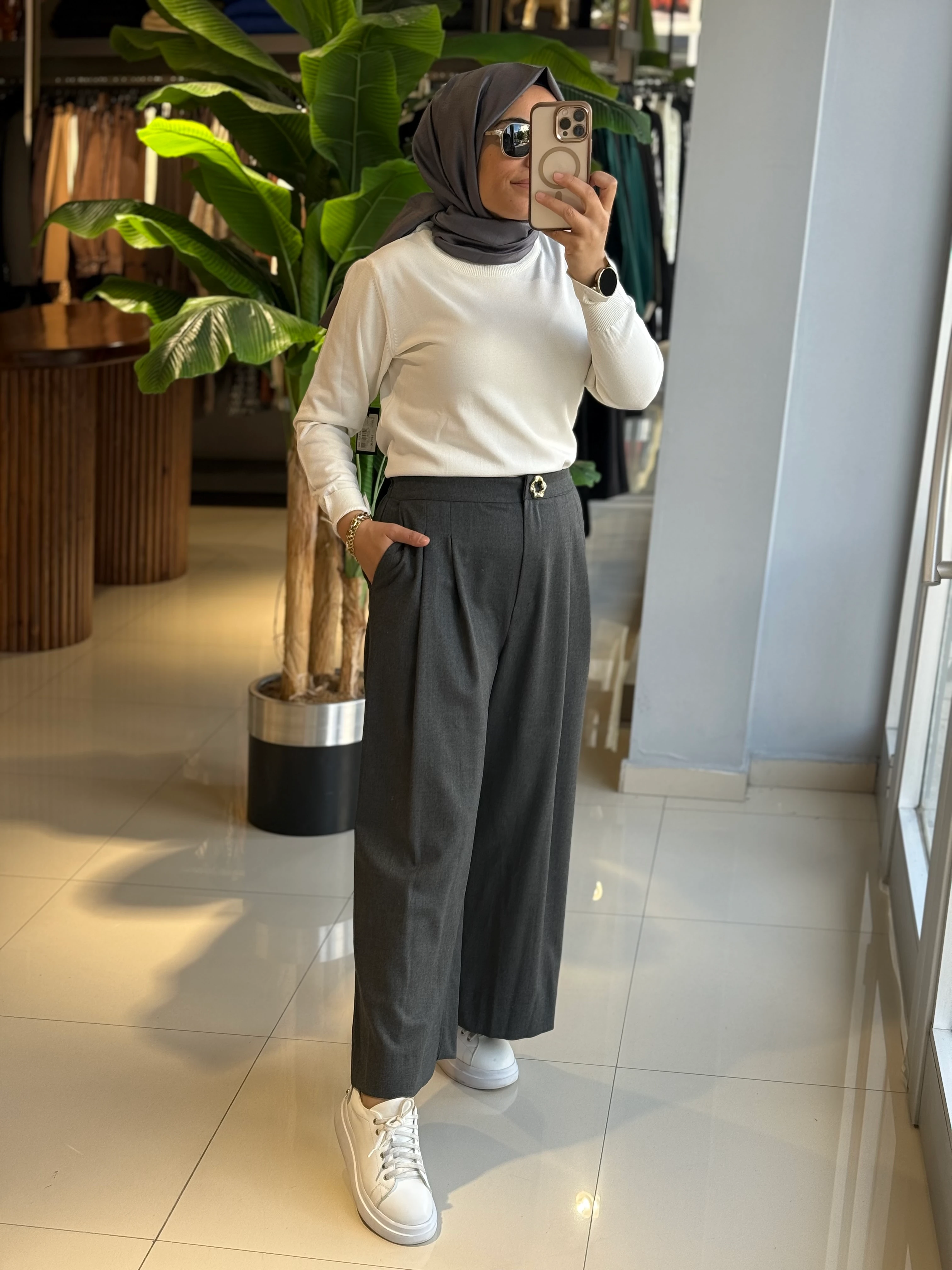 Missemramiss Mira Gri Pantolon