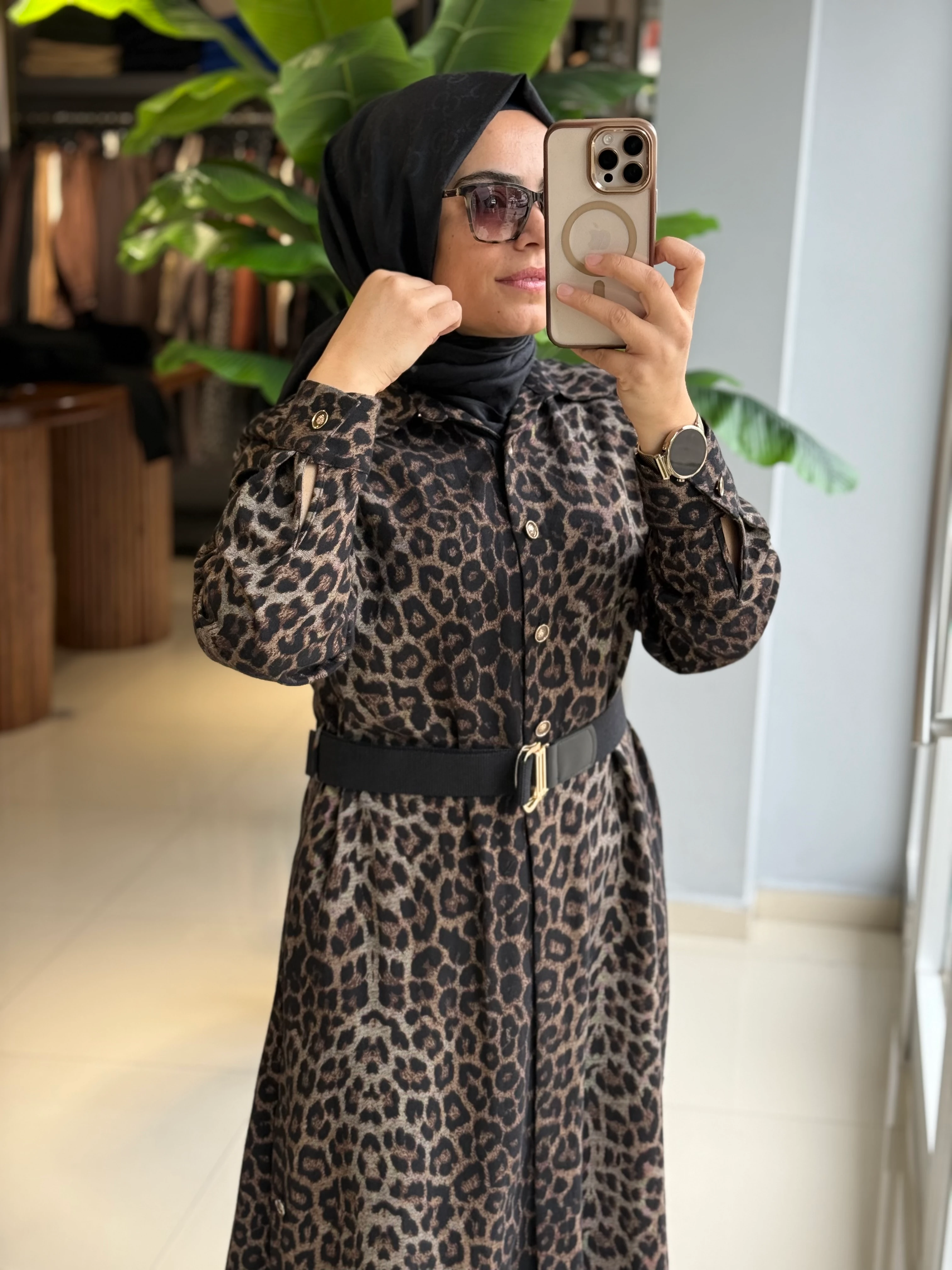 Seçil Store Leopar Elbise