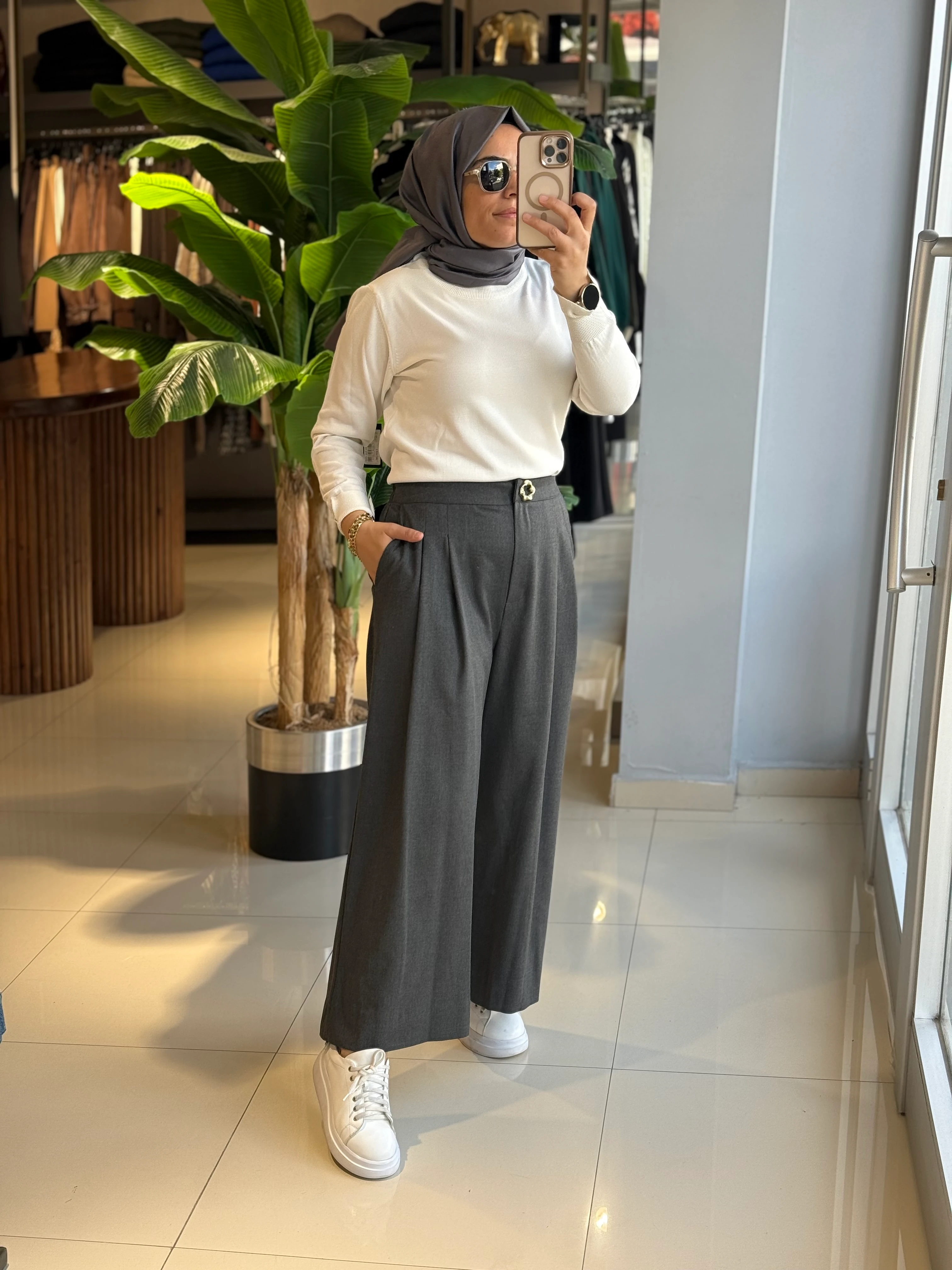 Missemramiss Mira Gri Pantolon