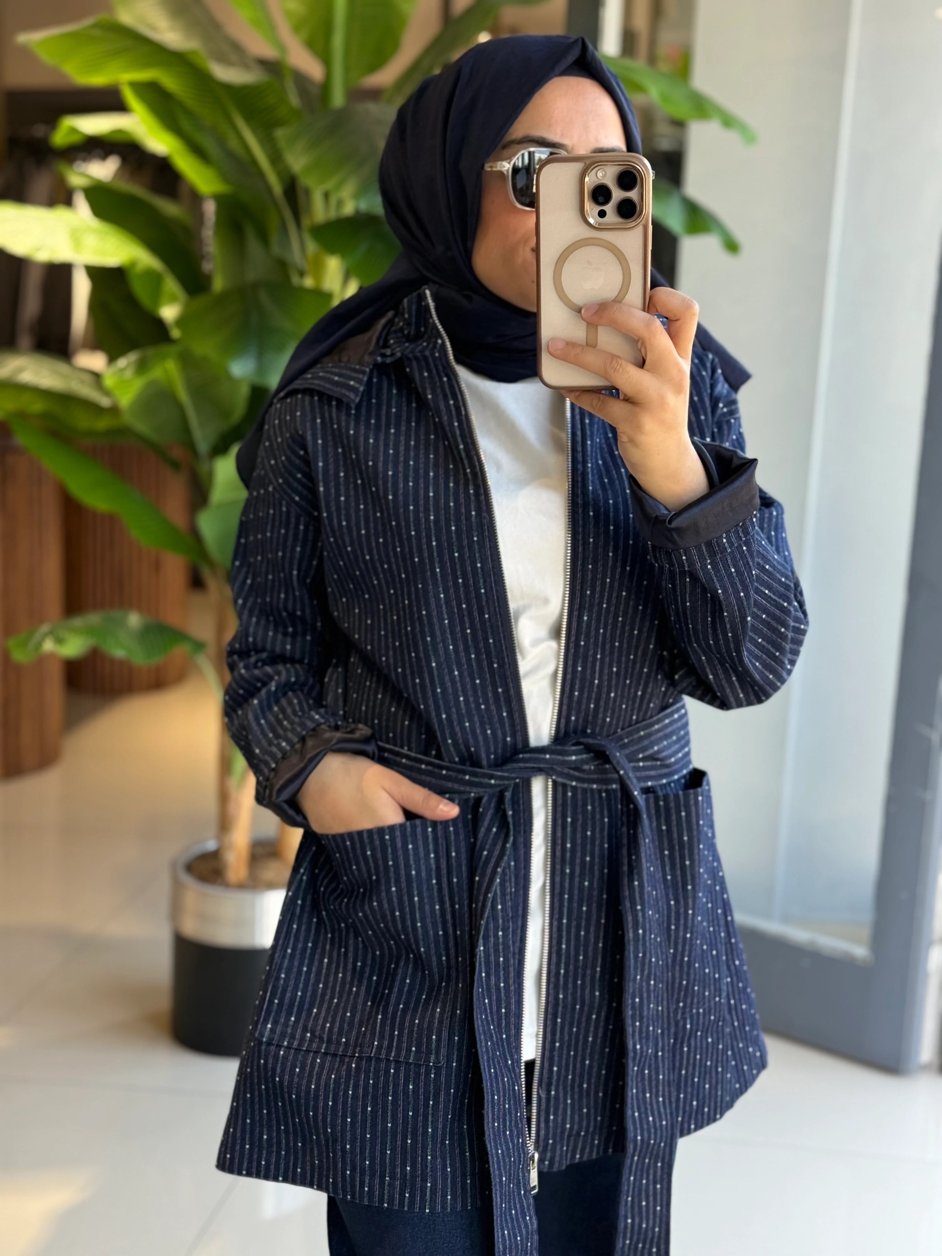 Omelya Lacivert Ceket