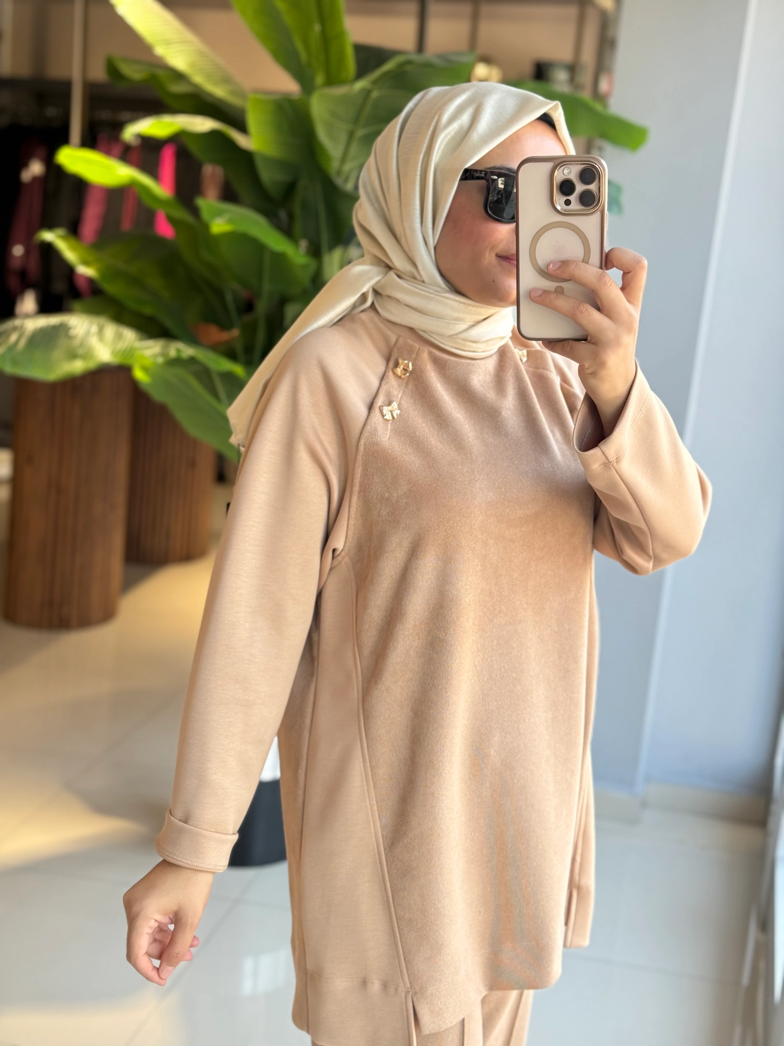 Seçil Store Camel Nubuk Takım