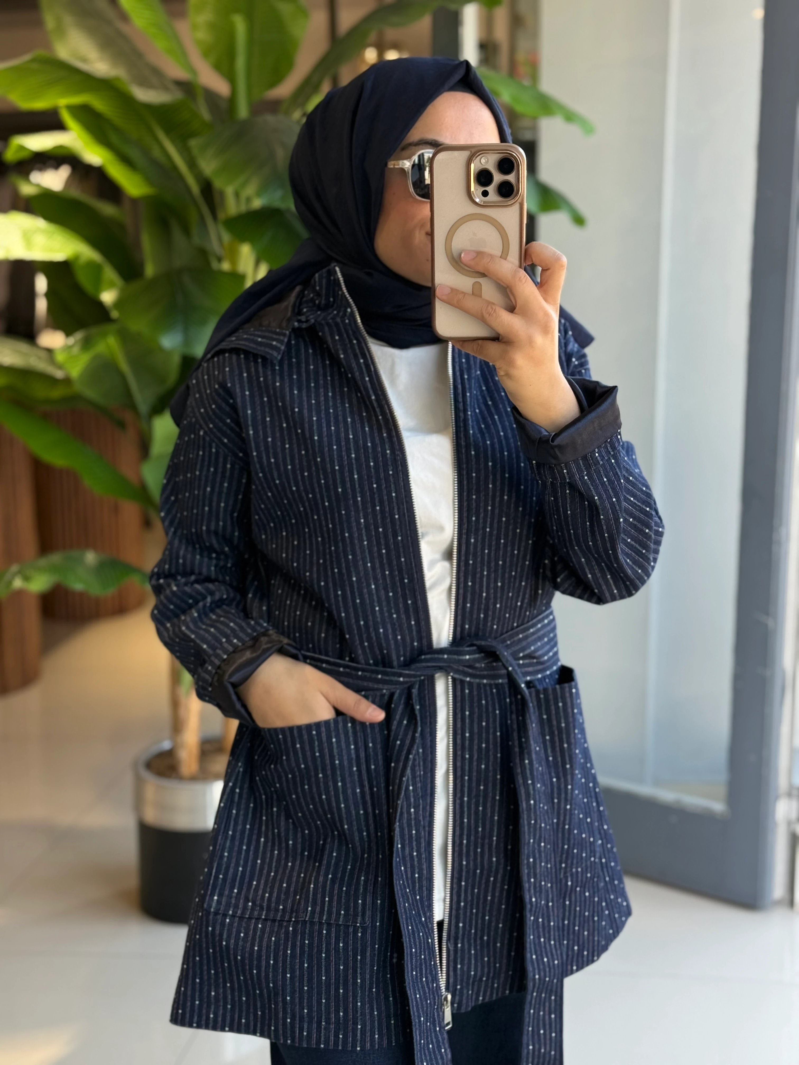 Omelya Lacivert Ceket