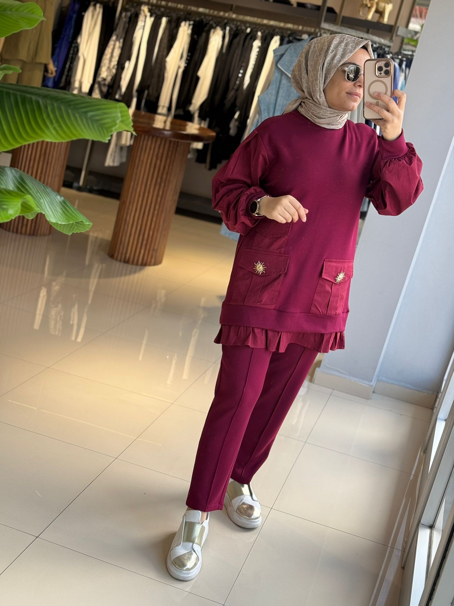 Missemramiss Bordo Modal Takım