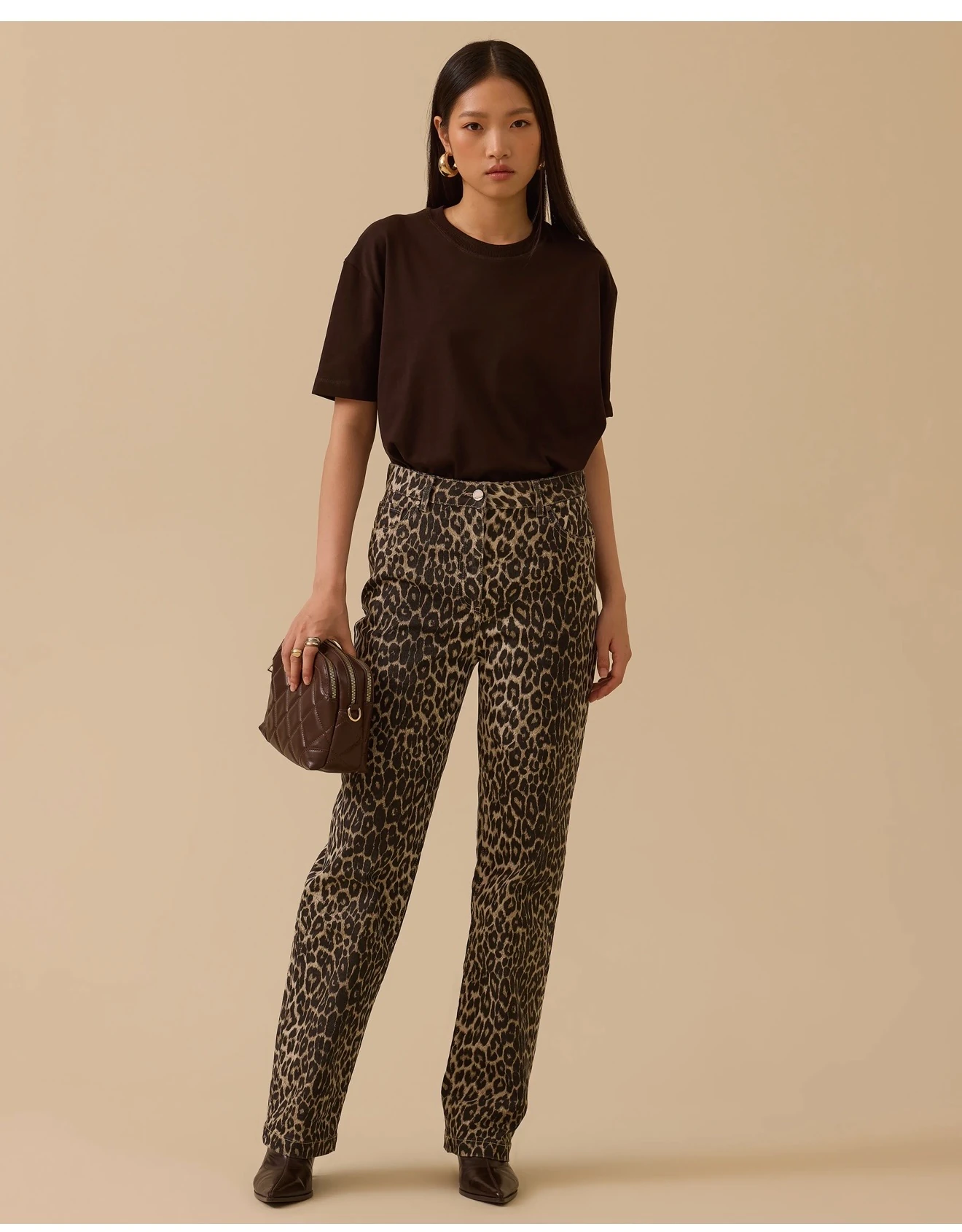 Seçil Store Leopar Jean Pantolon