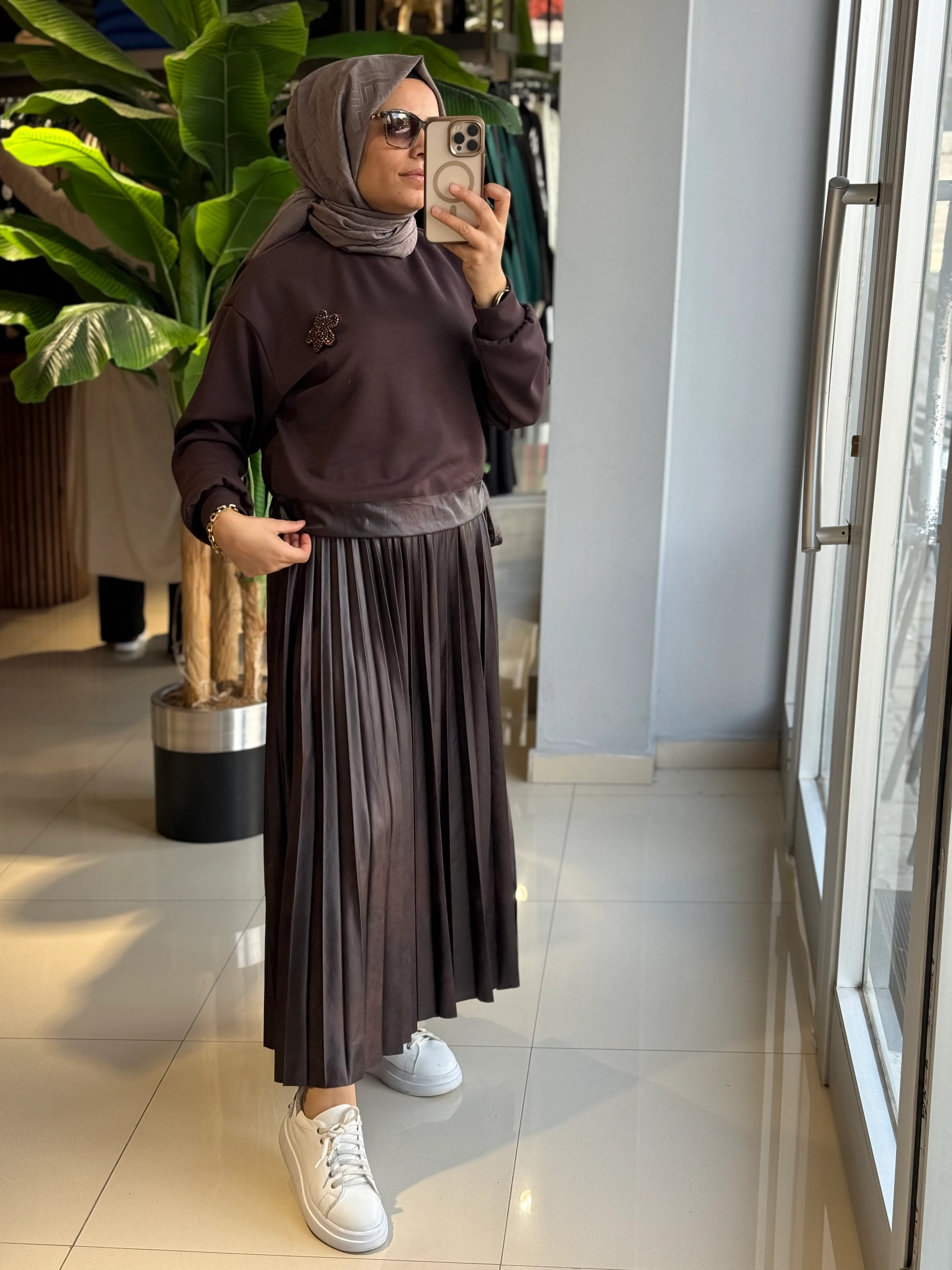 Seçil Store Kahve Elbise