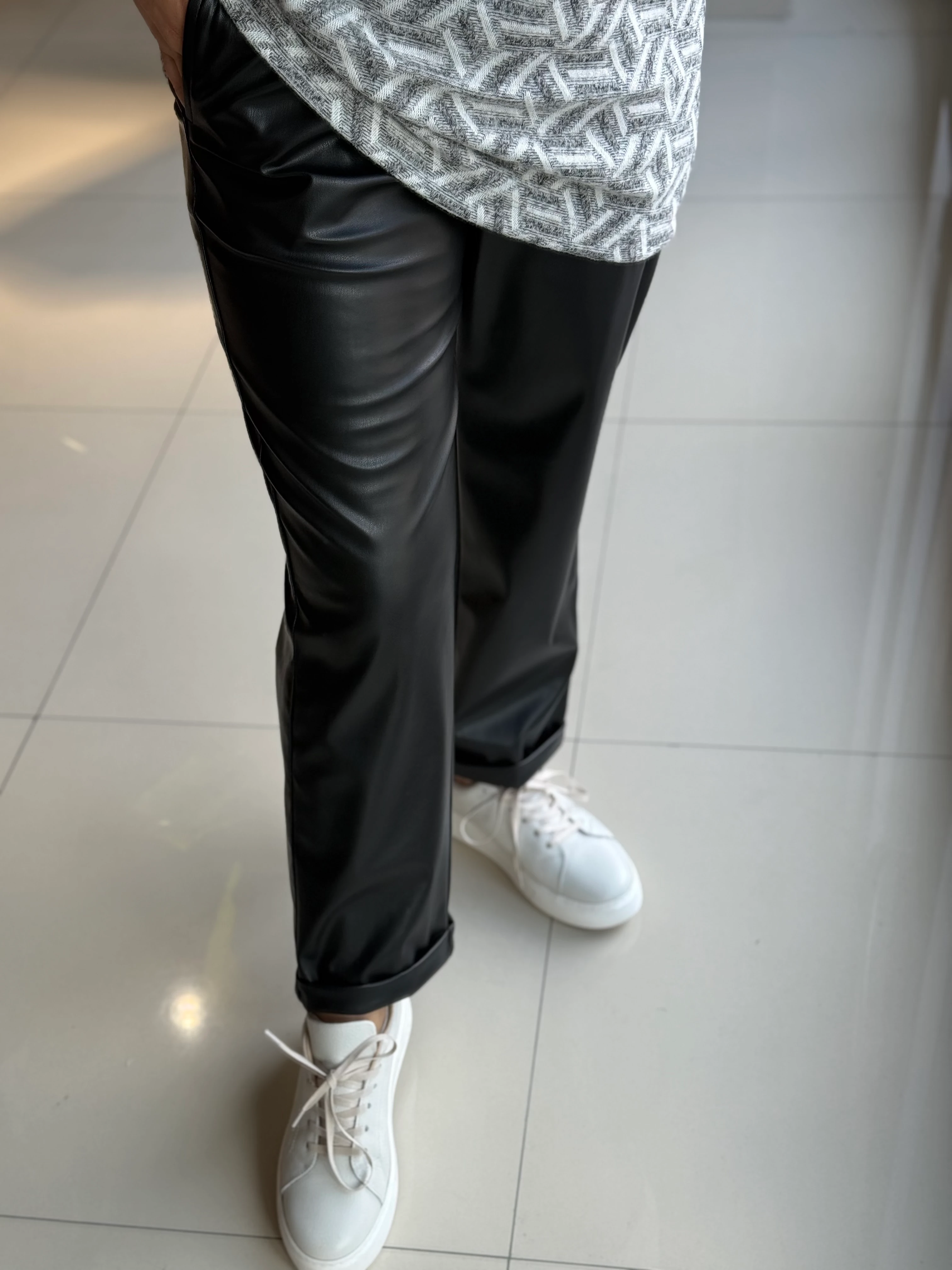 Seçil Store Siyah Deri Pantolon