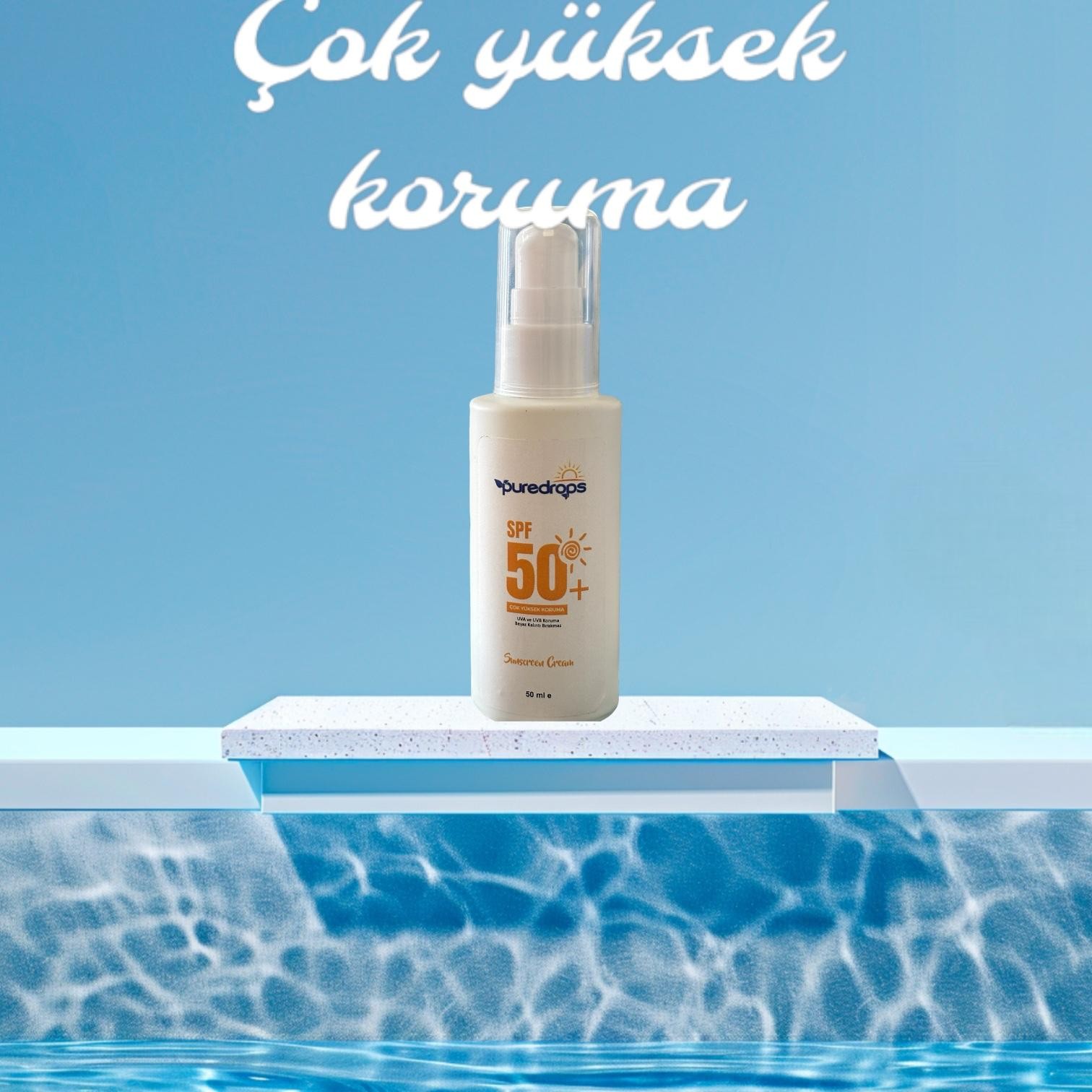 GÜNEŞ KREMİ SPF50+