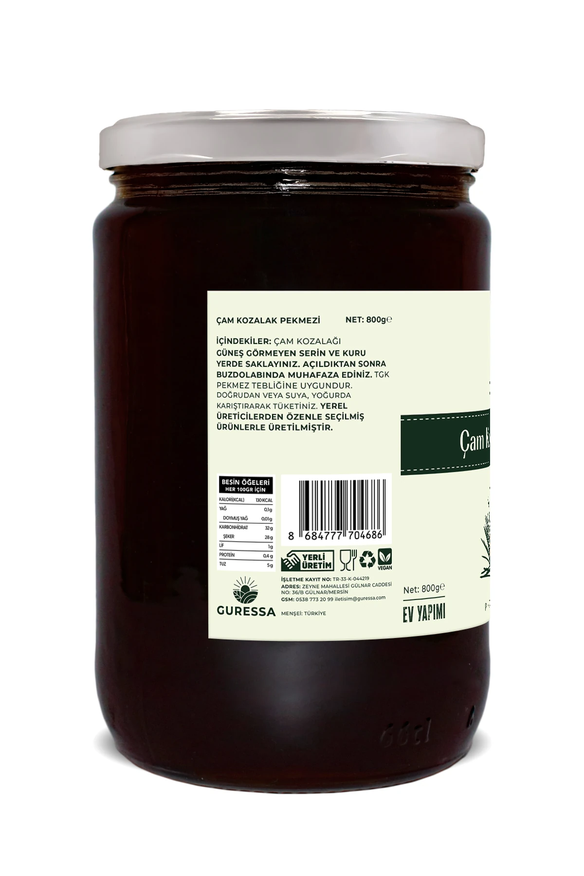 Çam Kozalak Pekmezi 800 Gr Şeker İlavesiz Ev Yapımı