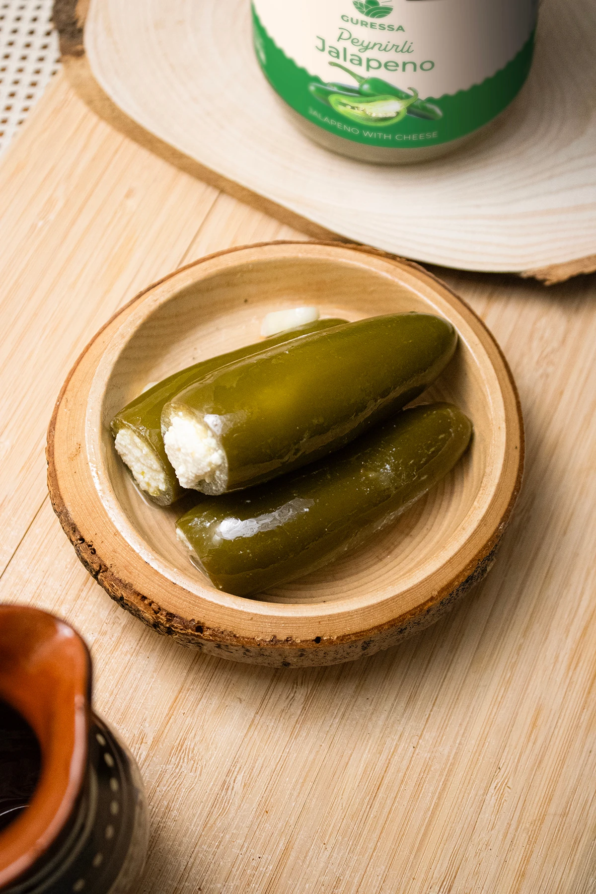 Peynir Dolgulu Jalapeno Biber 470 Gr (Çökelek Peynirli, Ev Yapımı)