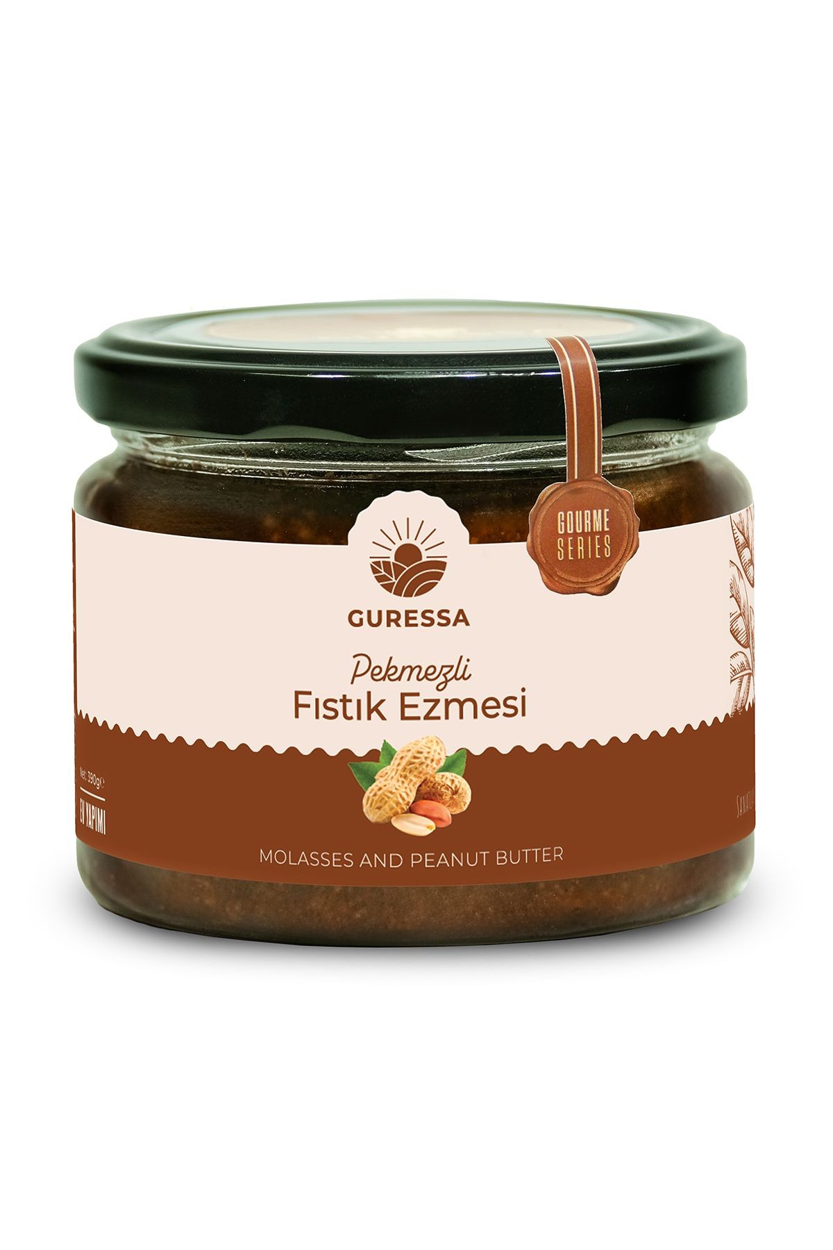 Pekmezli Fıstık Ezmesi 390 Gr Doğal Ev Yapımı