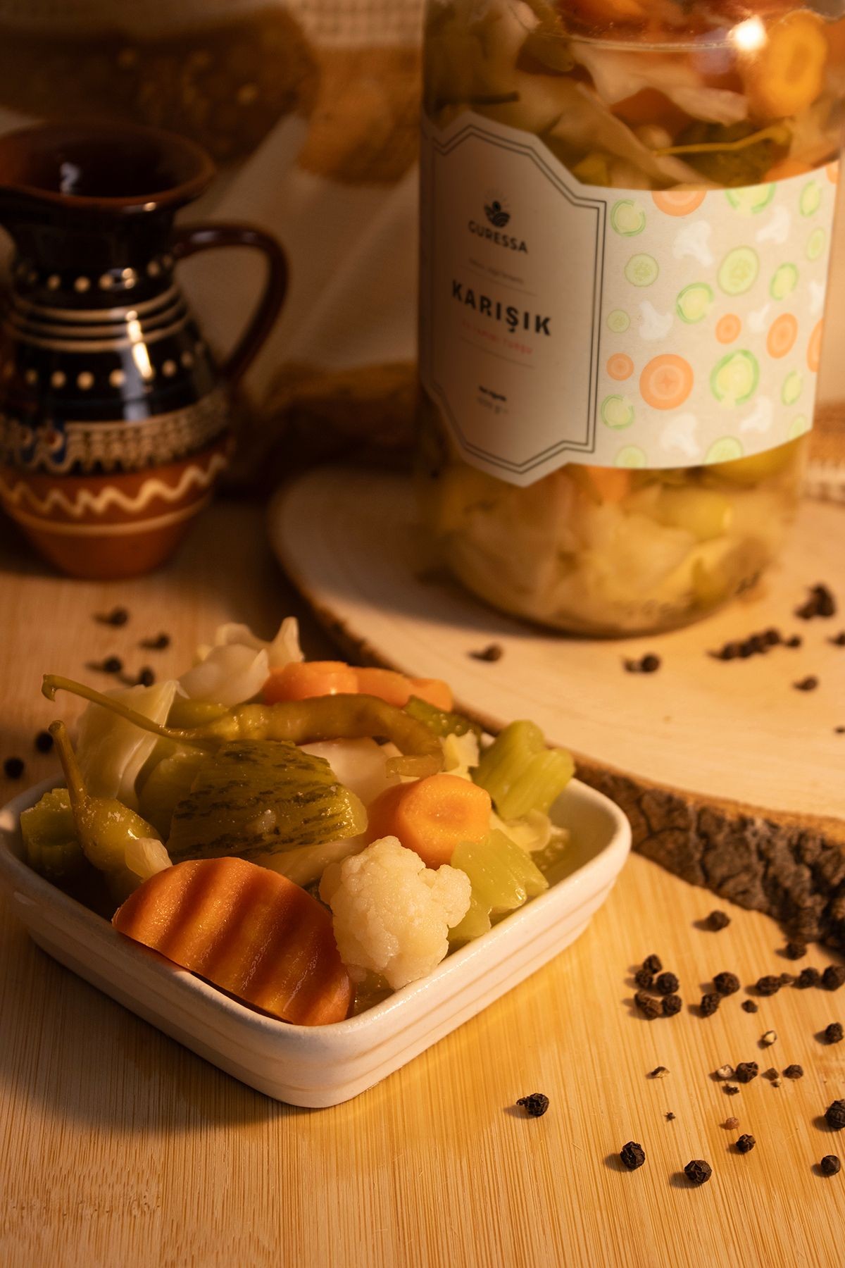 Karışık Turşu 1200 Gr Doğal Ev Yapımı