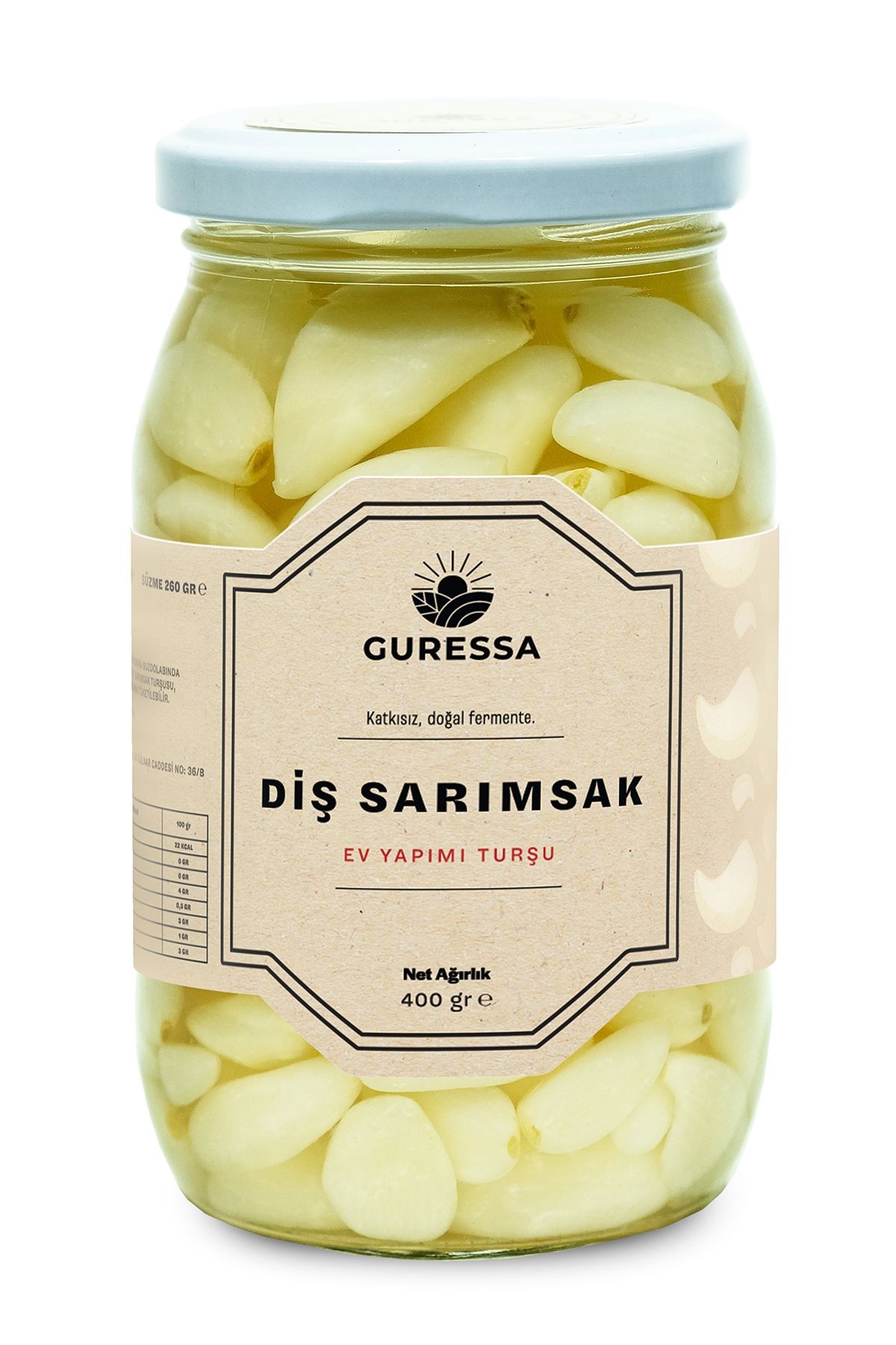 Diş Sarımsak Turşusu 400 Gr Doğal Ev Yapımı