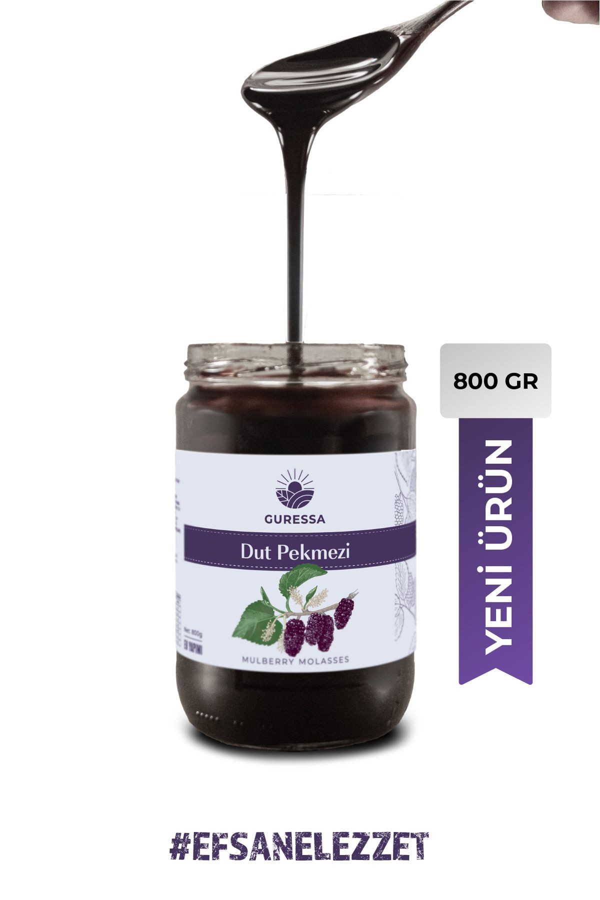 Dut Pekmezi 800 gr Şeker İlavesiz Ev Yapımı