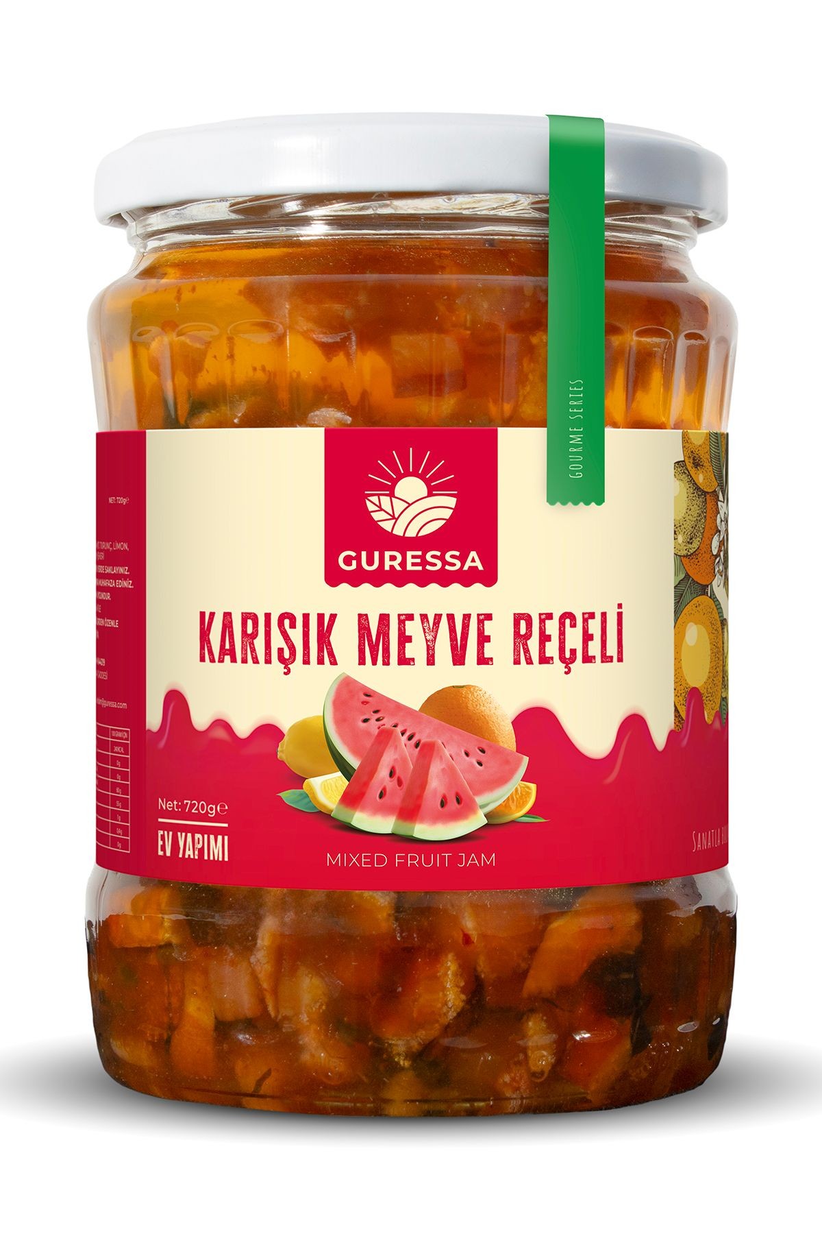 Karışık Meyve Reçeli 720 Gr Doğal Ev Yapımı