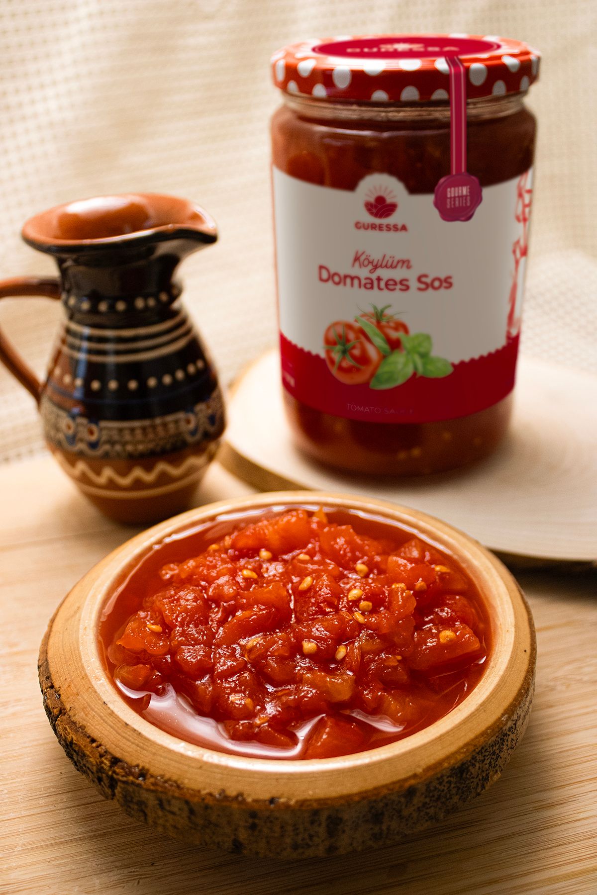 Köylüm Domates Sosu 720 Gr Doğal Ev Yapımı